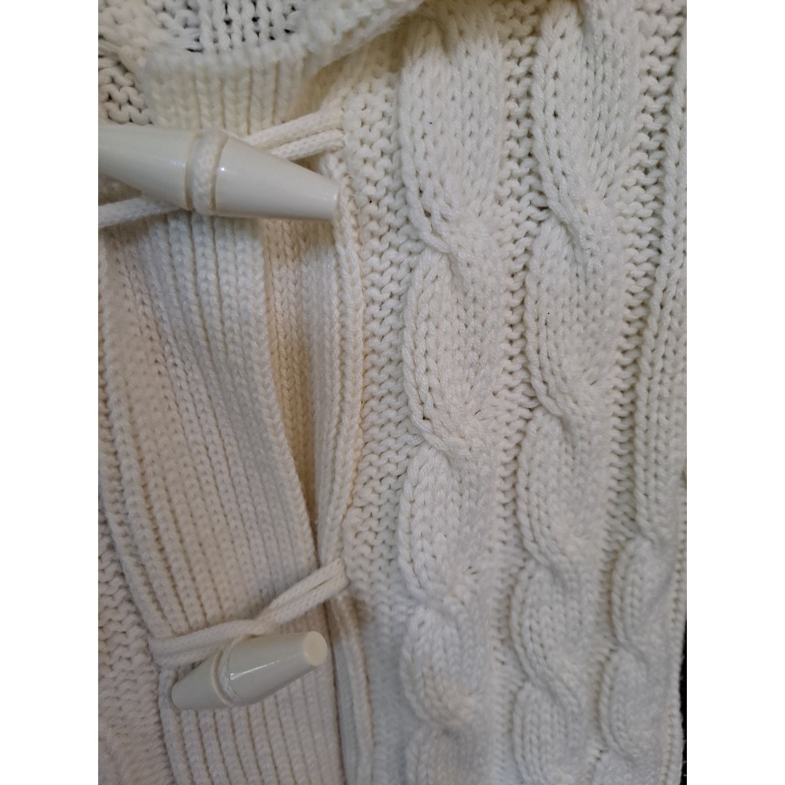 Sears Vintage Sears Cable Knit Sweater With Toggle Buttons Small Size S / US 4 / IT 40 - 4 Thumbnail