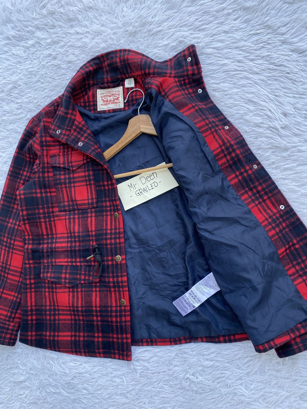 Levi's Vintage Levi's Strauss Chekered Wool Jacket Size US M / EU 48-50 / 2 - 7 Thumbnail