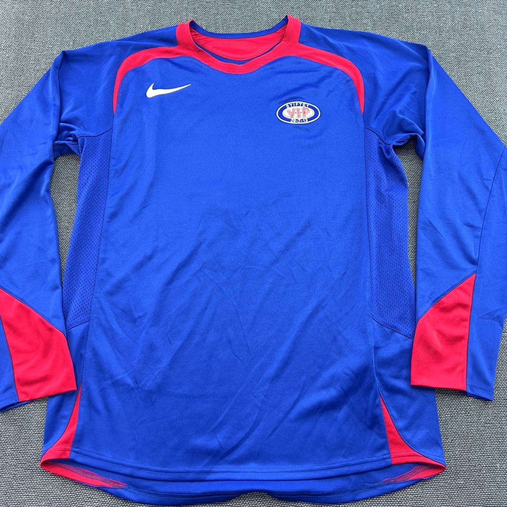Nike Nike Valerenga 2006-2007 Home Football Jersey Mens Medium Blue T-Shirt Athletic Moisture Wicking Quick Dry Vintage Player Issue Exhibition Mens Size US M / EU 48-50 / 2 - 4 Thumbnail