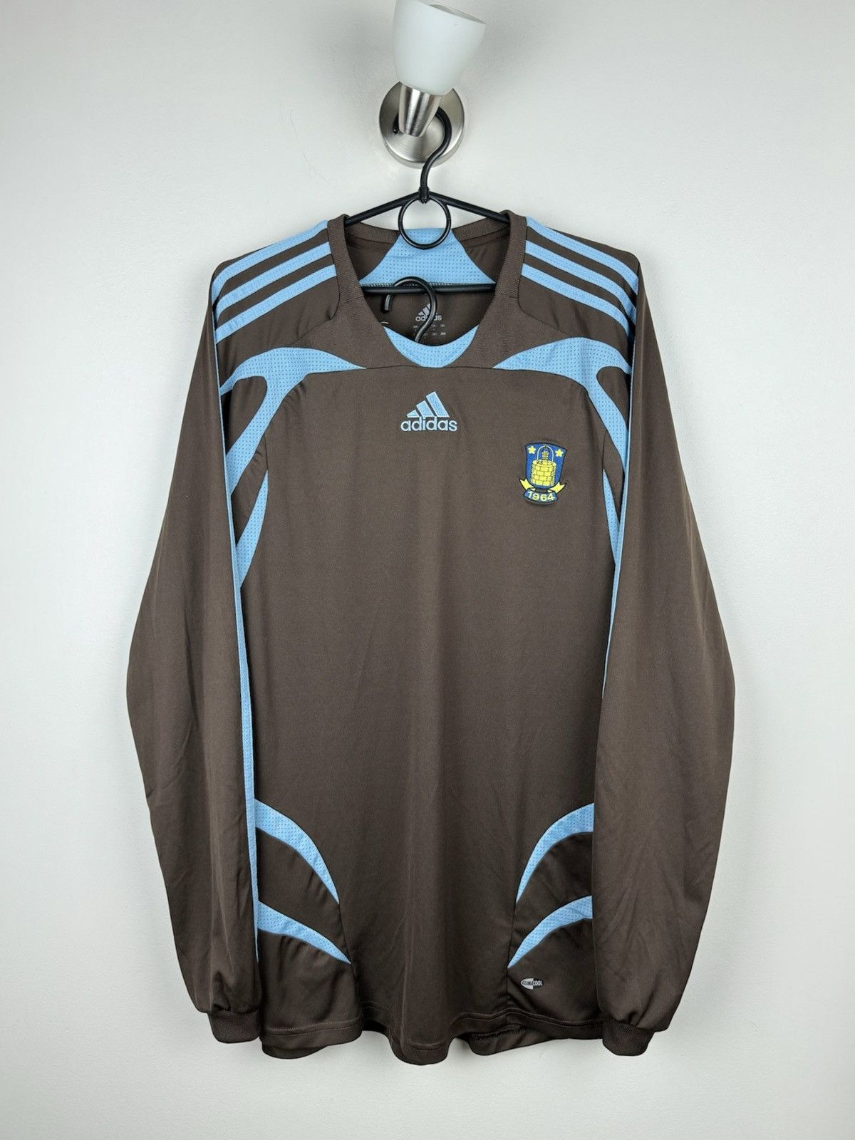 Adidas Football Adidas Brondby Away 2007/09s t-shirt original item Size US L / EU 52-54 / 3 - 1 Thumbnail