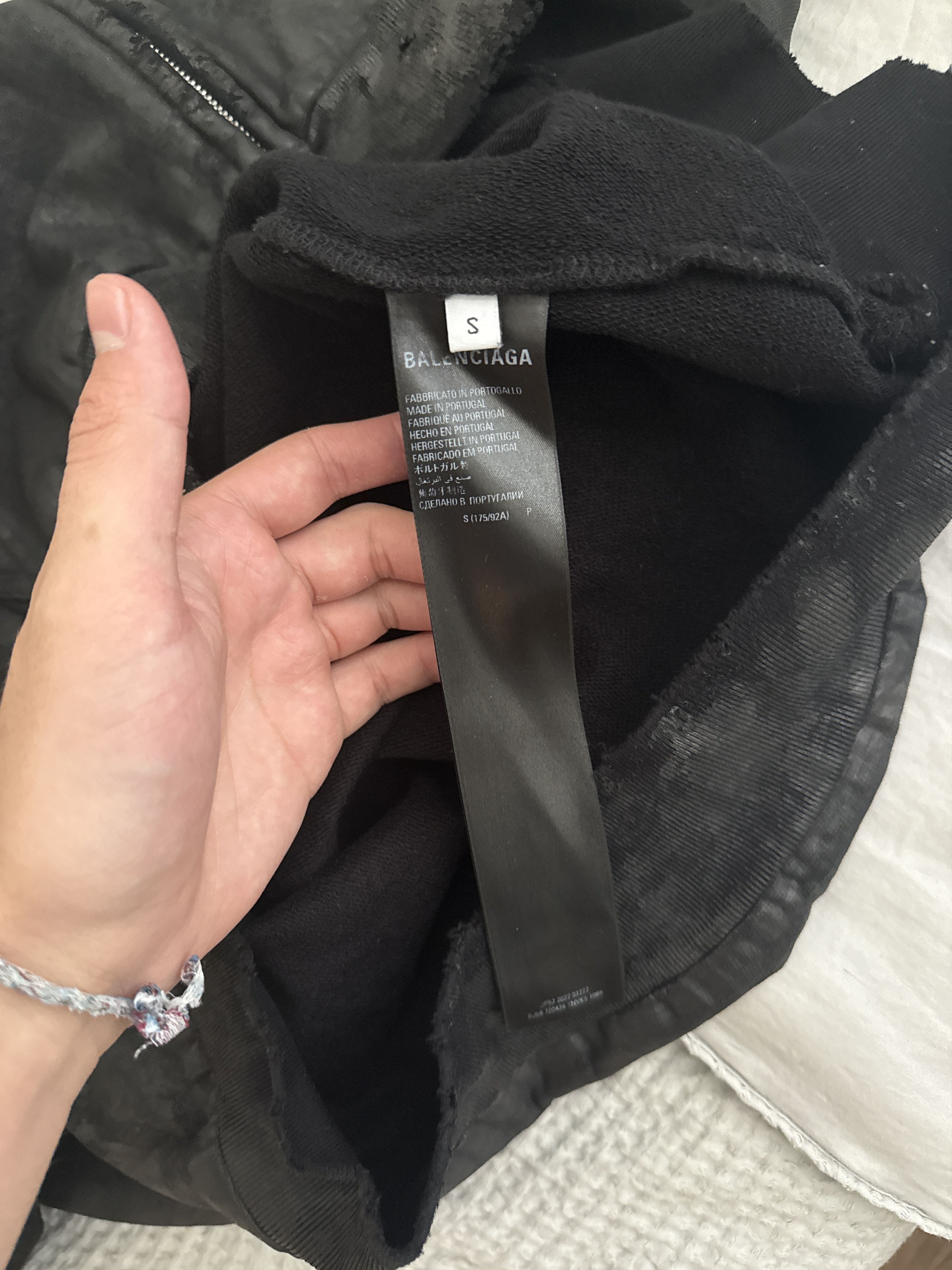 Balenciaga Balenciaga mud wash gaffer zip up hoodie Size US S / EU 44-46 / 1 - 10 Thumbnail