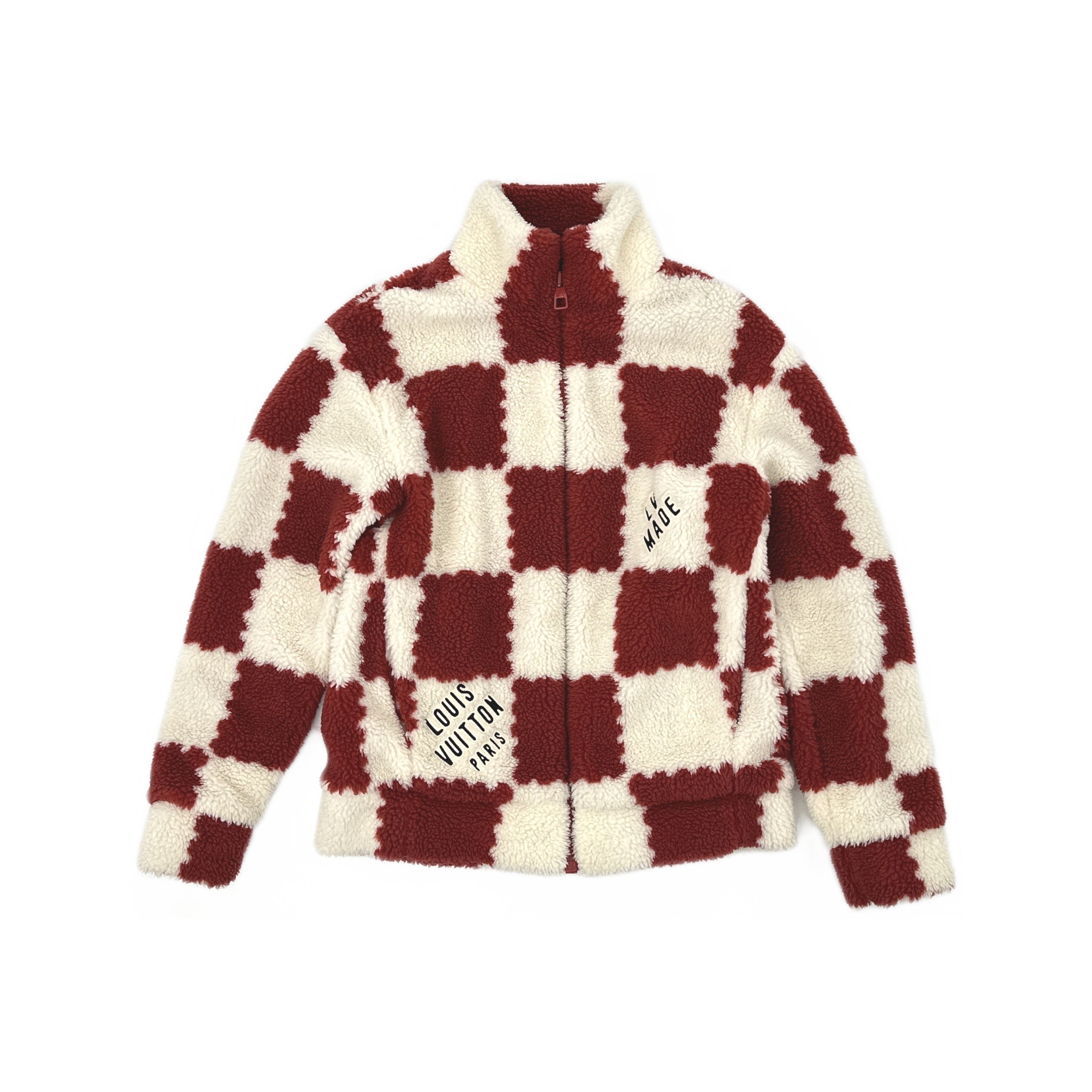 Louis Vuitton Louis Vuitton x Nigo Damier Fleece Zip Jacket S Size US S / EU 44-46 / 1 - 1 Thumbnail