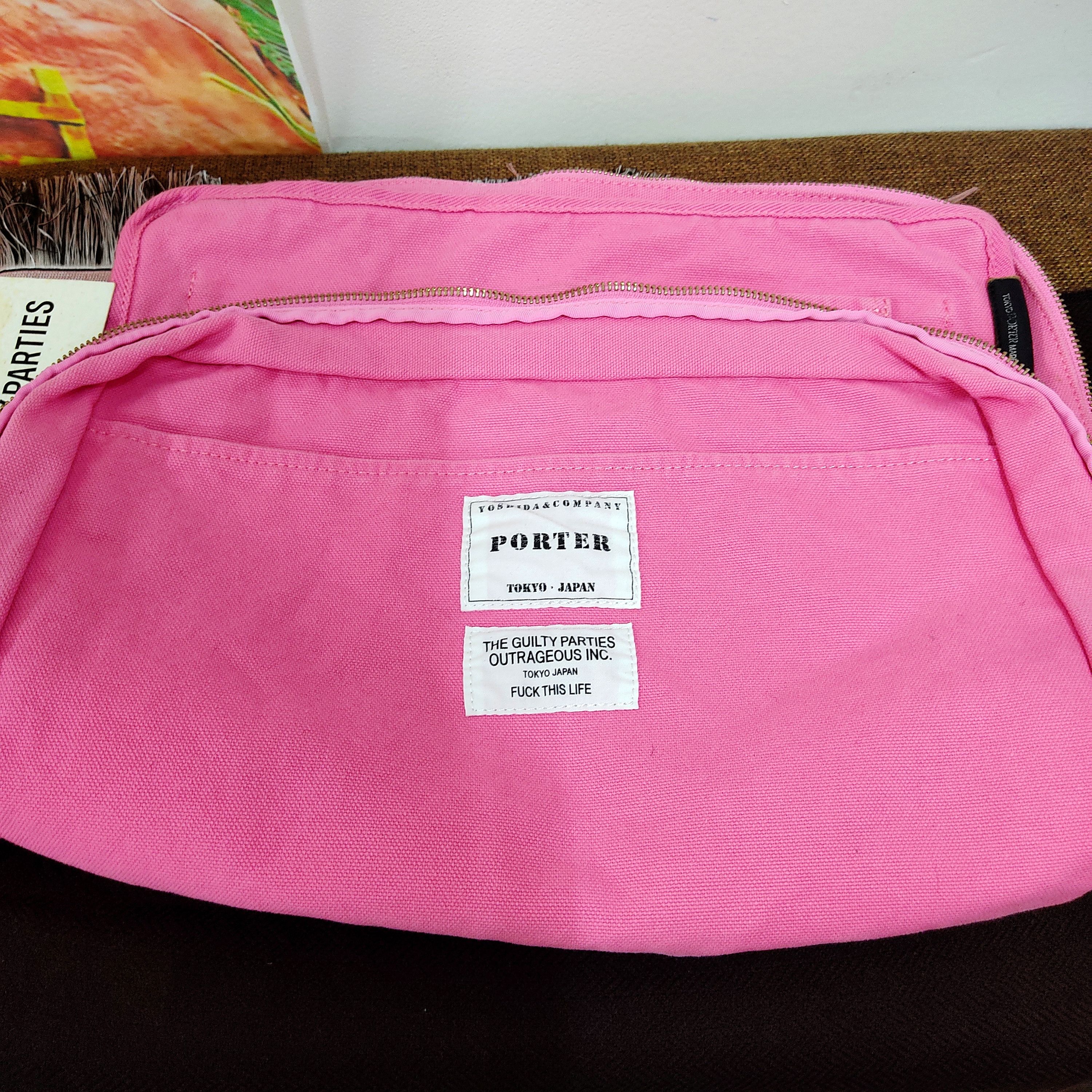 Wacko Maria WM Guilty Parties x Yoshida Porter Canvas Clutch Bag Size ONE SIZE - 11 Thumbnail