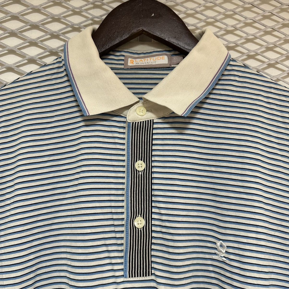 Montagut Vintage Montagut Striped Logo Embroidery Size US XL / EU 56 / 4 - 5 Thumbnail