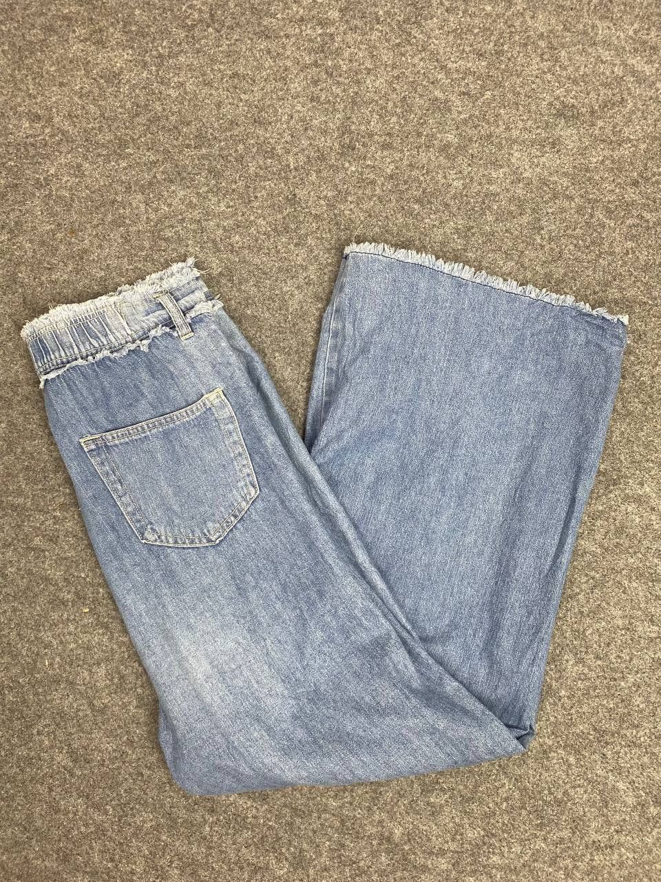 Japanese Brand vintage japanese brands wide leg high waist nice designdenim Size 28" / US 6 / IT 42 - 2 Thumbnail