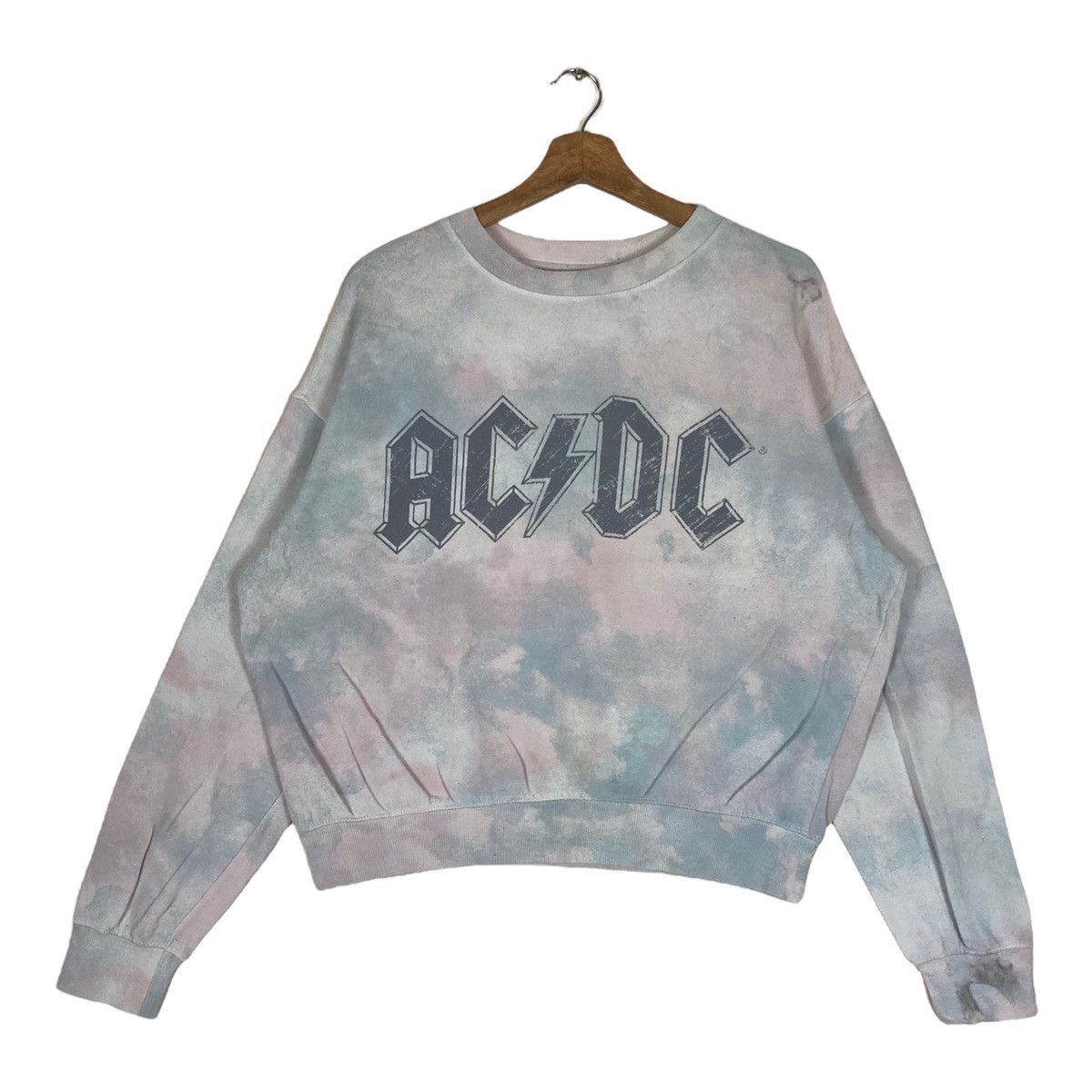 AC/DC Vintage Rock Band ACDC Tie Dye Pullover Jumper Sweatshirt Size US L / EU 52-54 / 3 - 1 Thumbnail