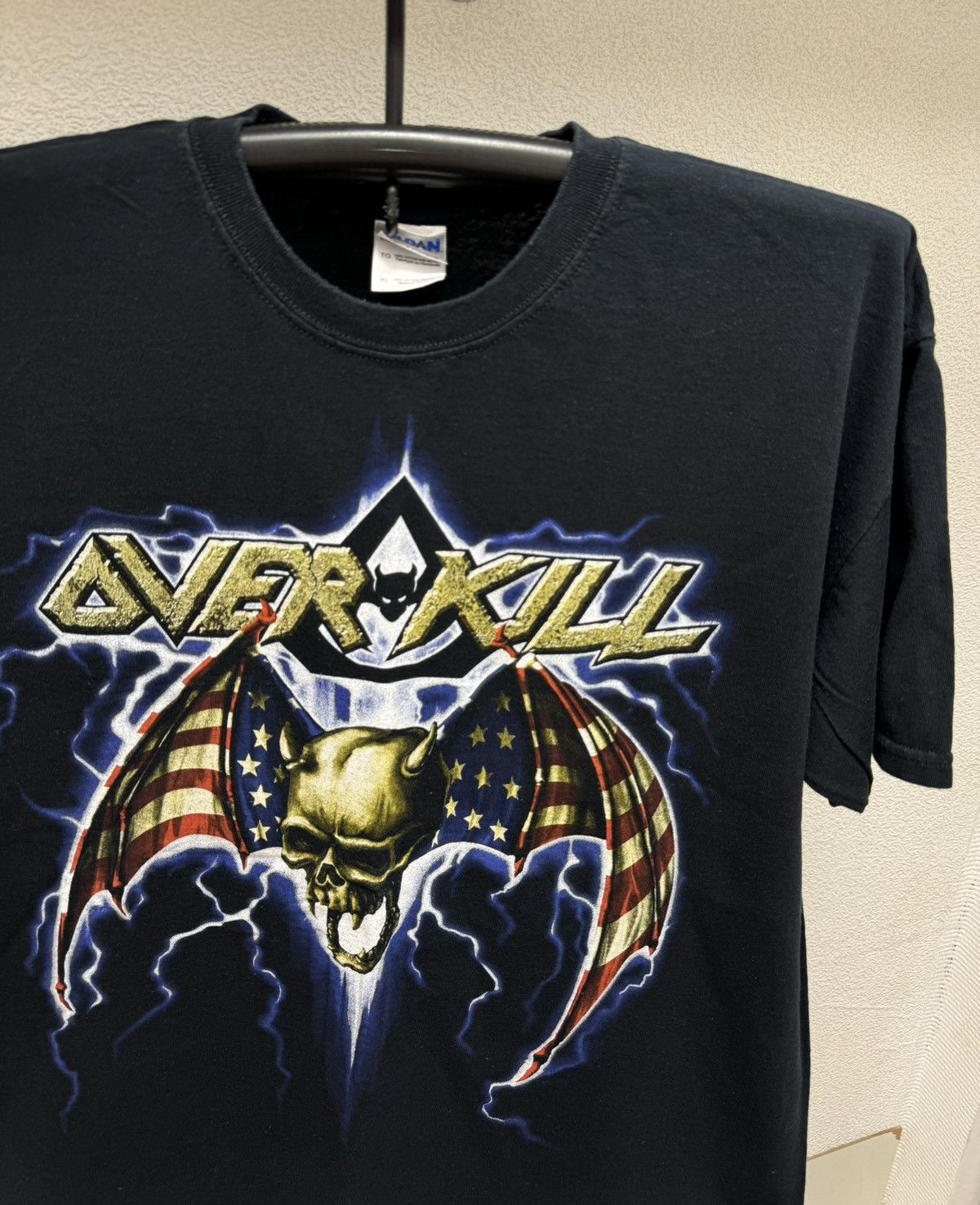 Band Tees Over Kill vintage skull t-shirt xl sz Size US XL / EU 56 / 4 - 3 Thumbnail