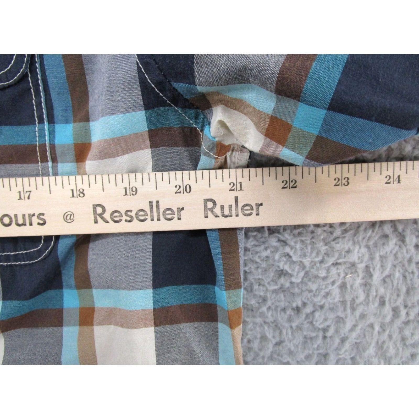 Vans VANS Plaid Short Sleeve Button-Up Shirt M Mens Multicolor Pattern 90s Preppy Pocket Off the Wall Shirt Size US M / EU 48-50 / 2 - 6 Thumbnail