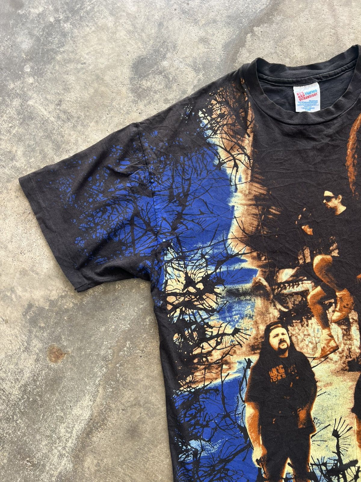 Band Tees Vintage 1993 Pantera All Over Print AOP Winterland Tee Size US XL / EU 56 / 4 - 3 Thumbnail