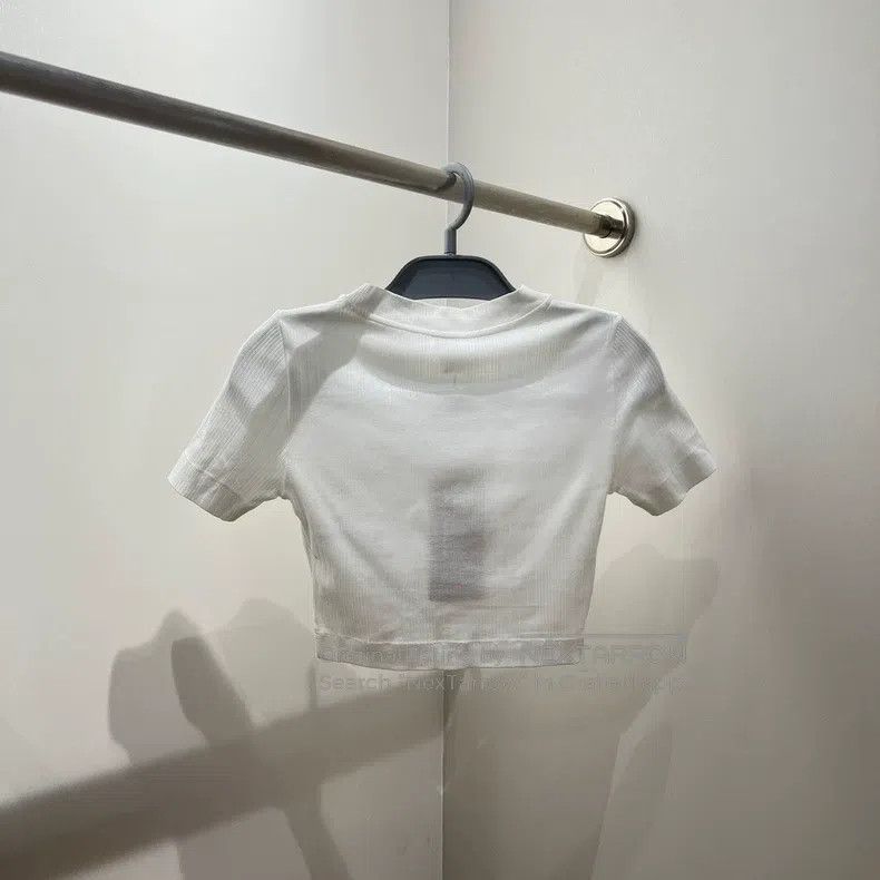 Loewe Loewe Logo Embroidered Short Sleeve Size XS / US 0-2 / IT 36-38 - 2 Thumbnail