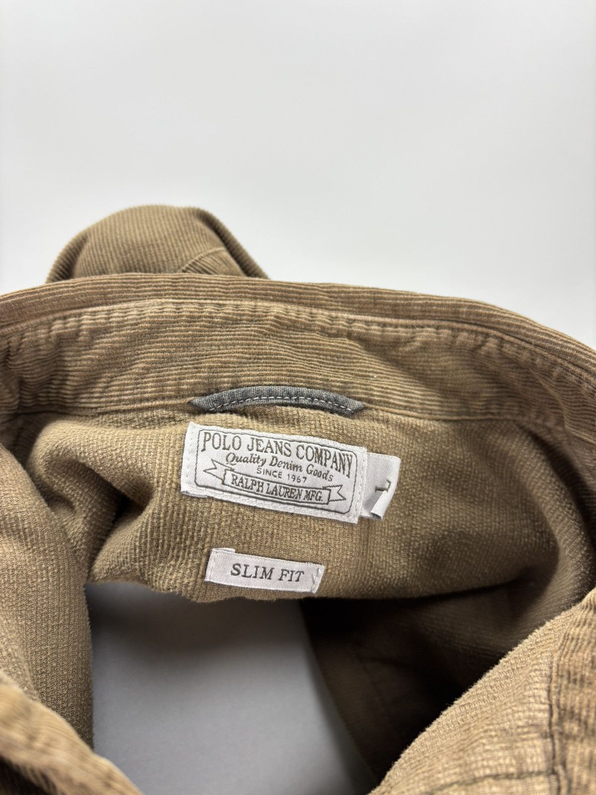 Polo Ralph Lauren Mens corduroy shirt Polo Jeans Company Ralph Lauren Size L Size US L / EU 52-54 / 3 - 11 Thumbnail