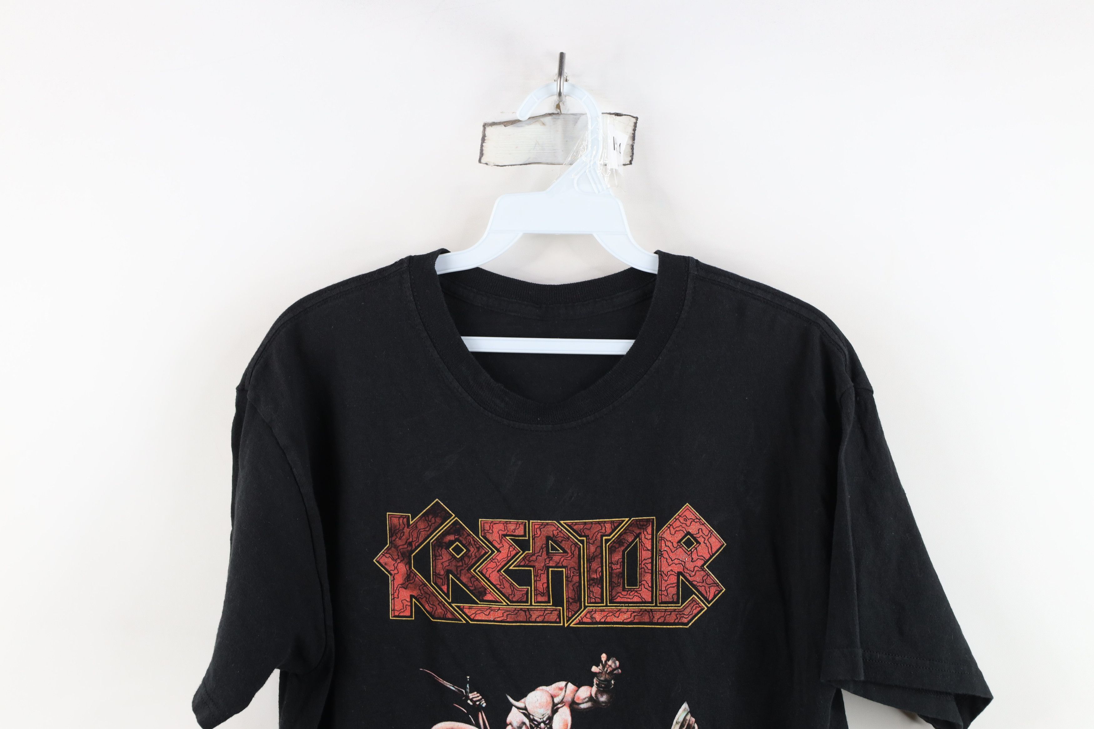 Vintage Kreator Pleasure to Kill Spell Thrash Metal Band T-Shirt Size US S / EU 44-46 / 1 - 2 Thumbnail