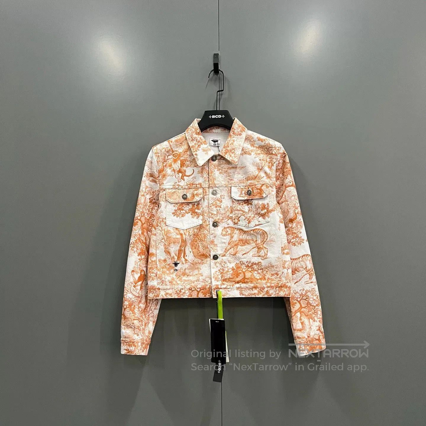 Dior Dior Animal Print Denim Jacket. Size US L / EU 52-54 / 3 - 1 Thumbnail