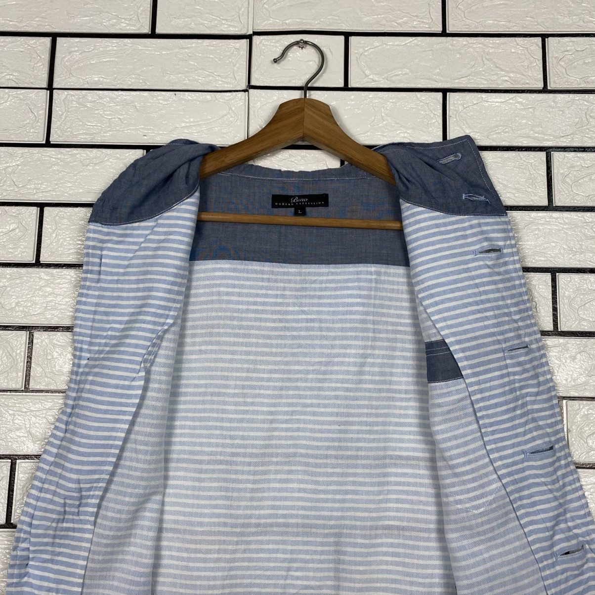 Hysteric Glamour 📌Vintage Vest Jacket Chore Beno Striped Design Size US L / EU 52-54 / 3 - 16 Thumbnail