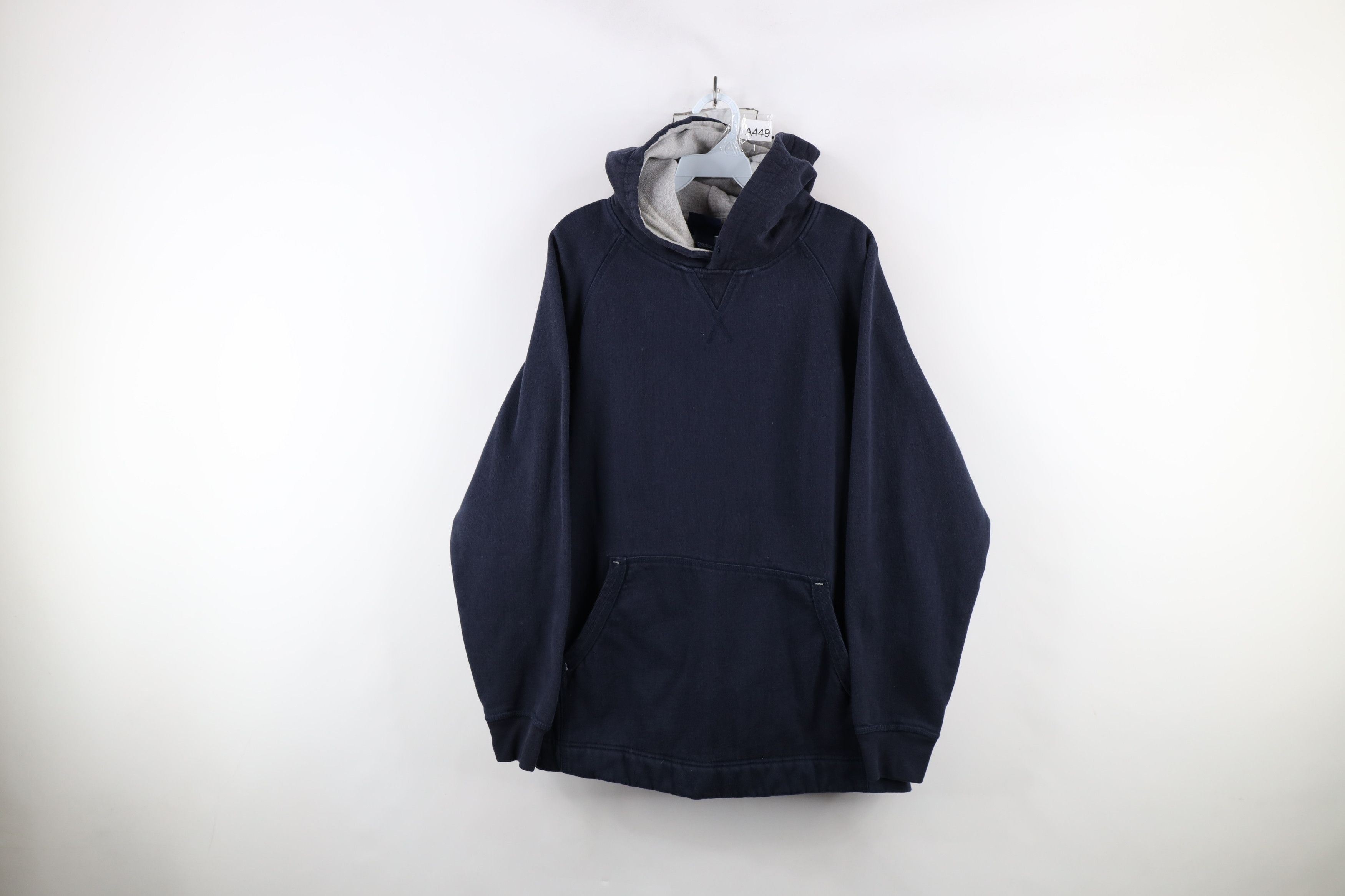 Vintage Vintage 90s Streetwear Heavyweight Hoodie Sweatshirt Blue Size US L / EU 52-54 / 3 - 1 Thumbnail