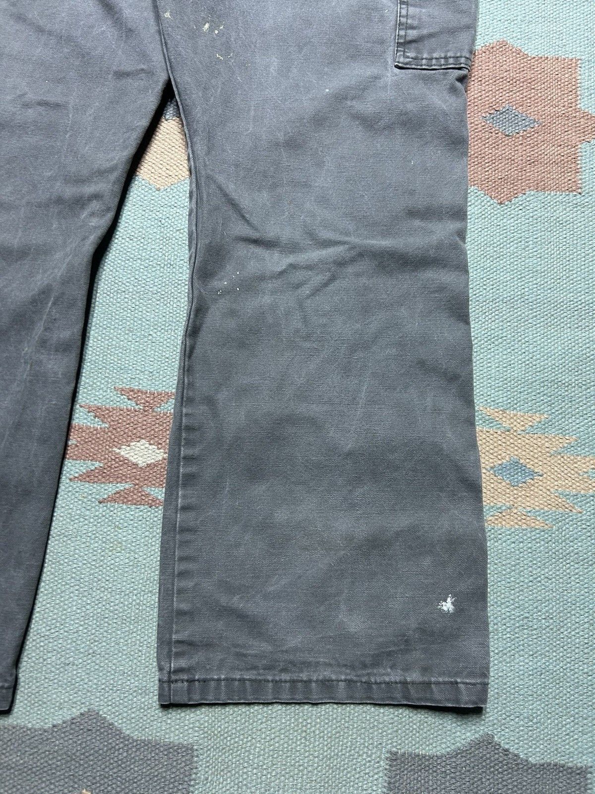 Vintage Vtg dickies canvas carpenter pants paint distres faded 36x29 Size US 36 / EU 52 - 8 Thumbnail
