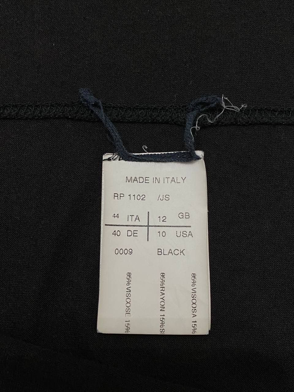 Rick Owens Rick Owens RELEASE SS10 Midi Sun Dress Viscose Black Top Size L / US 10 / IT 46 - 9 Thumbnail