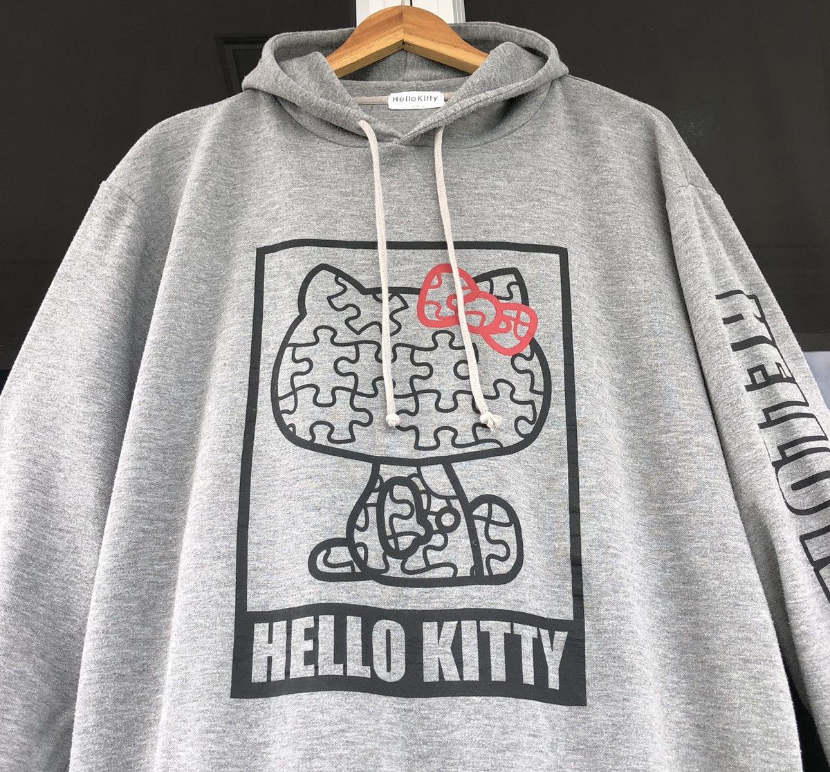 Cartoon Network Hello Kitty Big Logo Spellout Cartoon Hoodies Size US XL / EU 56 / 4 - 2 Thumbnail
