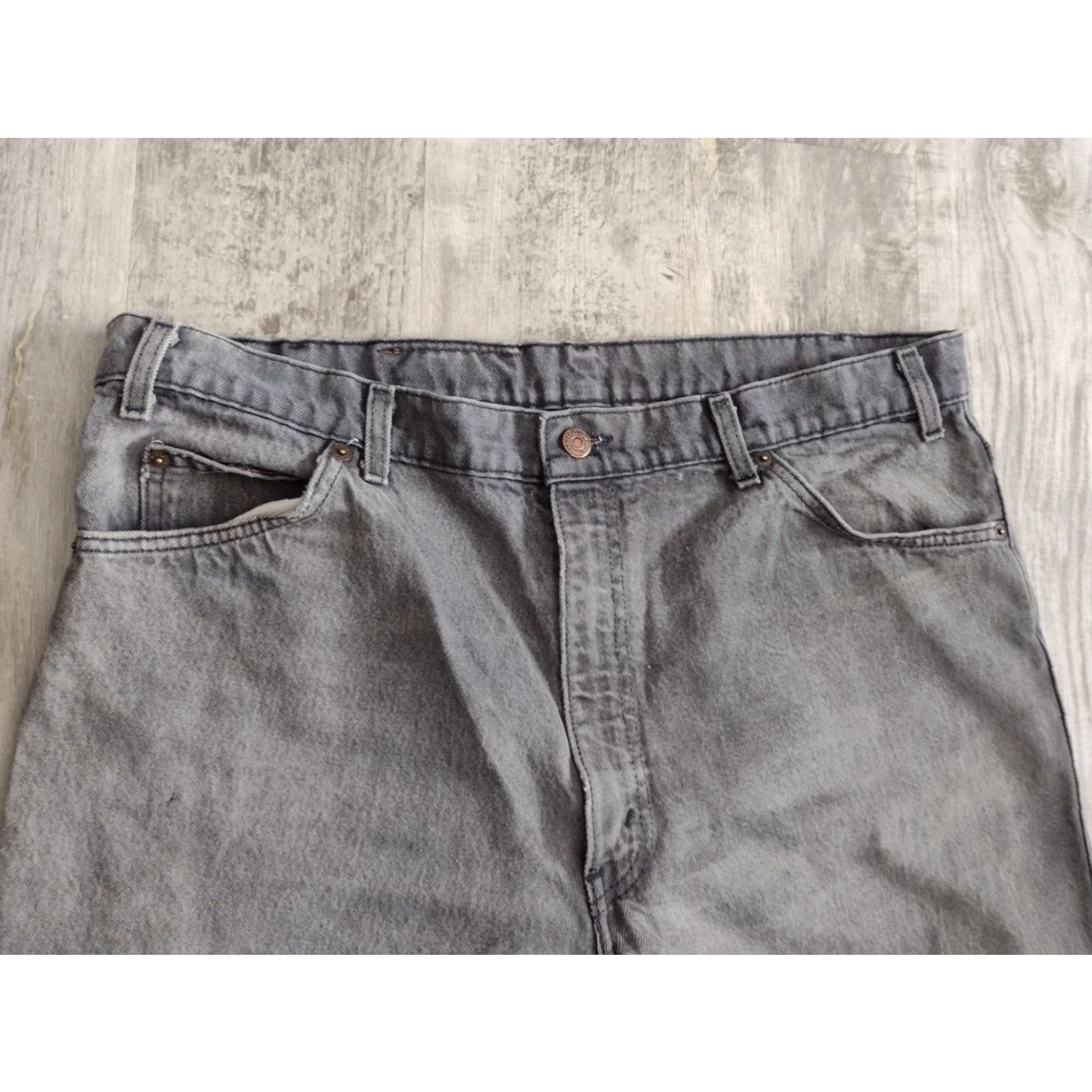 Levi's VINTAGE Levi's Two Horse Brand Gray Jeans Men's 40x30 Straight Classic Denim USA Size US 40 / EU 56 - 3 Thumbnail