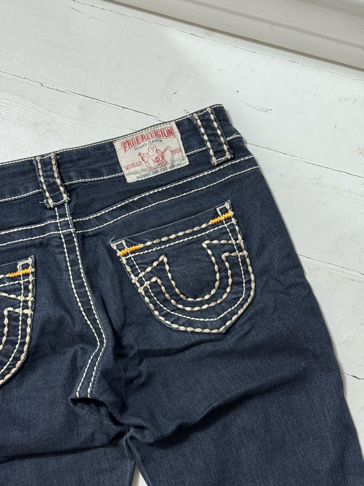 True Religion VINTAGE TRUE RELIGION 2000s CONTRAST SEAMS BREECHES Size 30" / US 8 / IT 44 - 7 Thumbnail