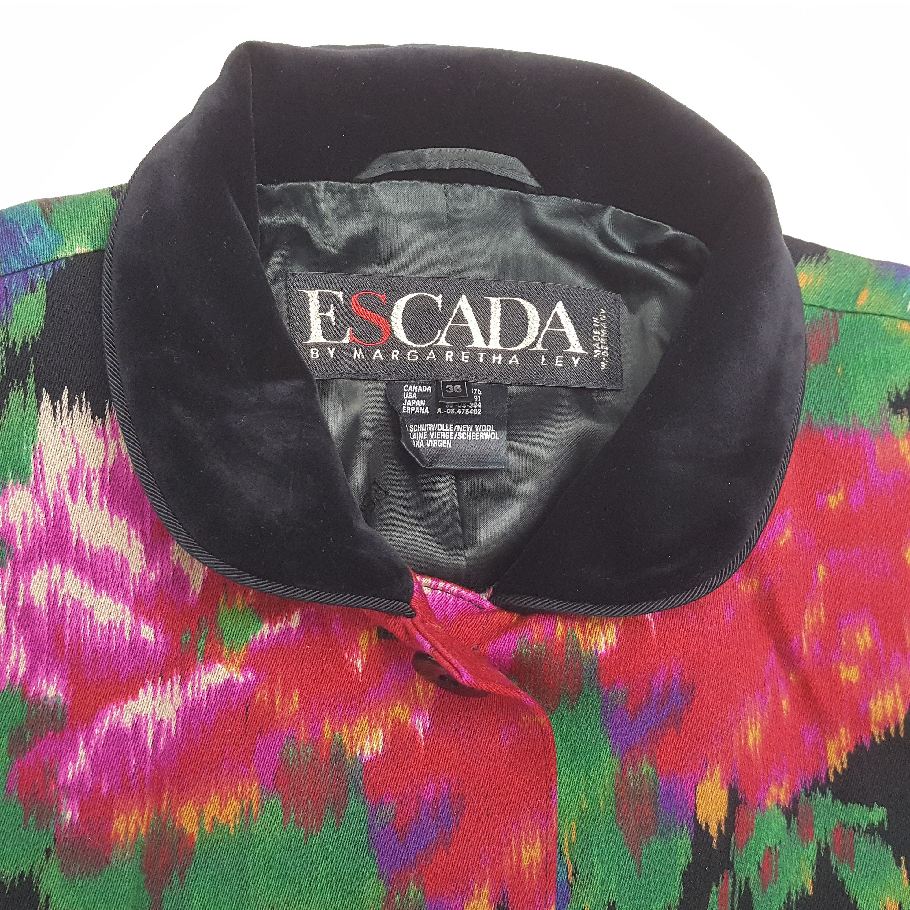 Escada × Escada Sport × Vintage Vintage ESCADA MARGARETHA LEY Fashion Style Jacket Size XS / US 0-2 / IT 36-38 - 9 Thumbnail