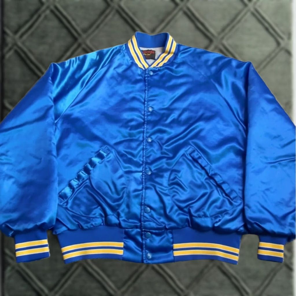 Dunbrooke VINTAGE Odd Fellows Pilgrim Lodge Satin Bomber Jacket Made In USA Everett WA XL Men Size US XL / EU 56 / 4 - 1 Thumbnail