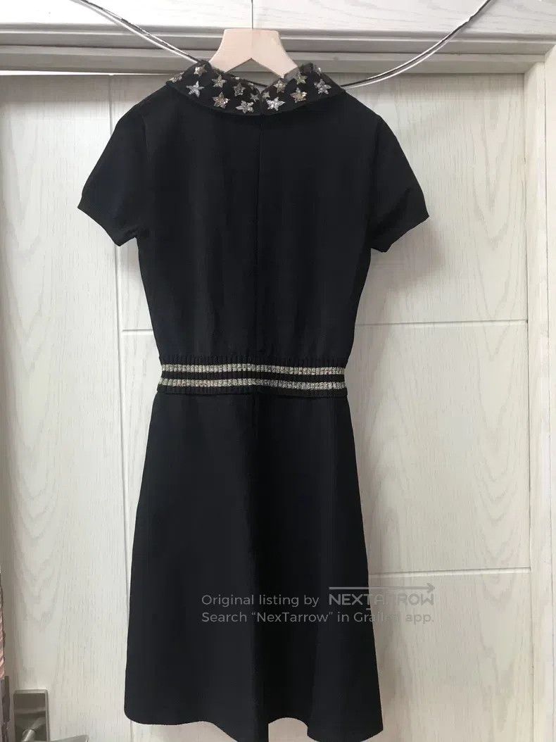 Other Valentino Black star neck dress Size S / US 4 / IT 40 - 2 Thumbnail