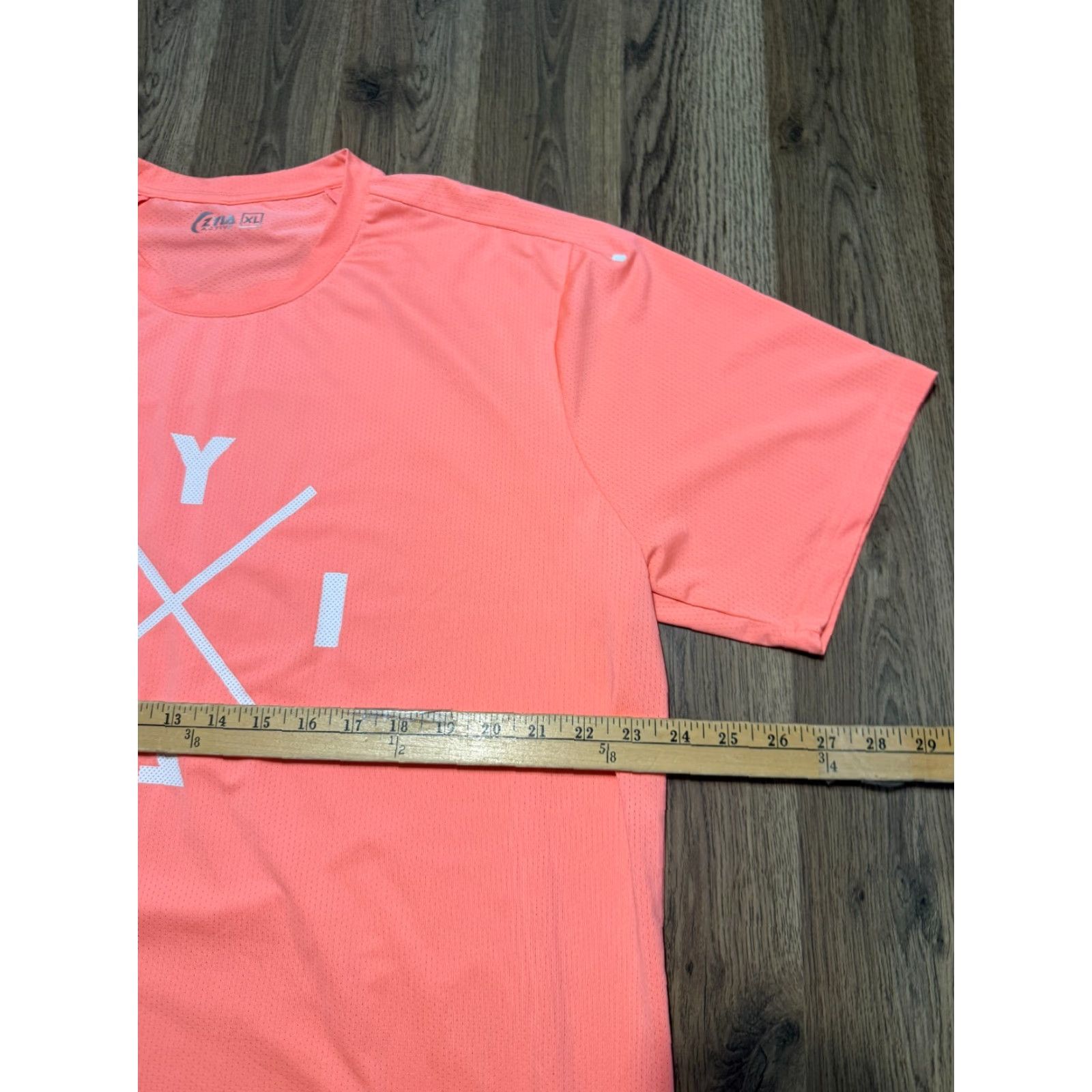 Pinko VINTAGE? No — Zyia Active Shirt Women XL Pink White Graphic Print Athletic Wear T-Shirt Woman XL Pink Size XL / US 12-14 / IT 48-50 - 7 Thumbnail