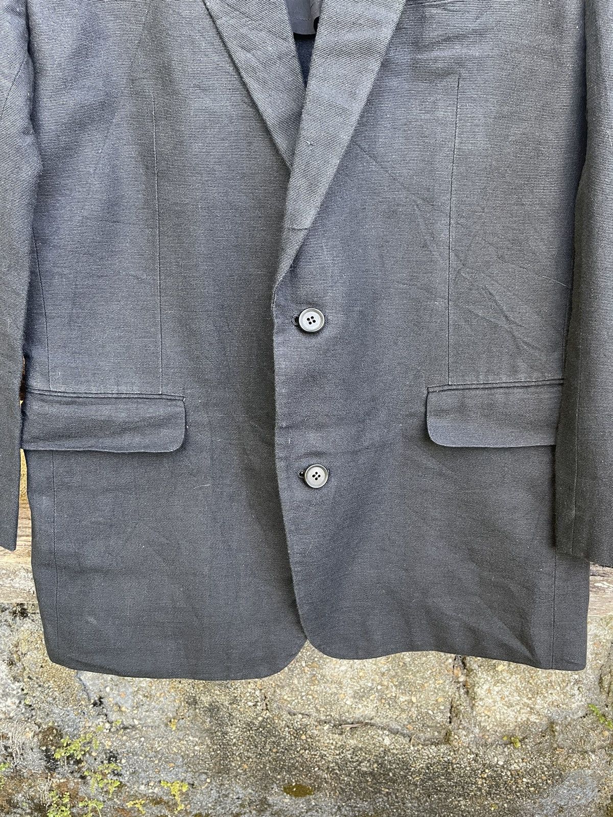 Issey Miyake Issey Miyake Men S/S 2001 Black Blazer Size L Japan Size US L / EU 52-54 / 3 - 3 Thumbnail