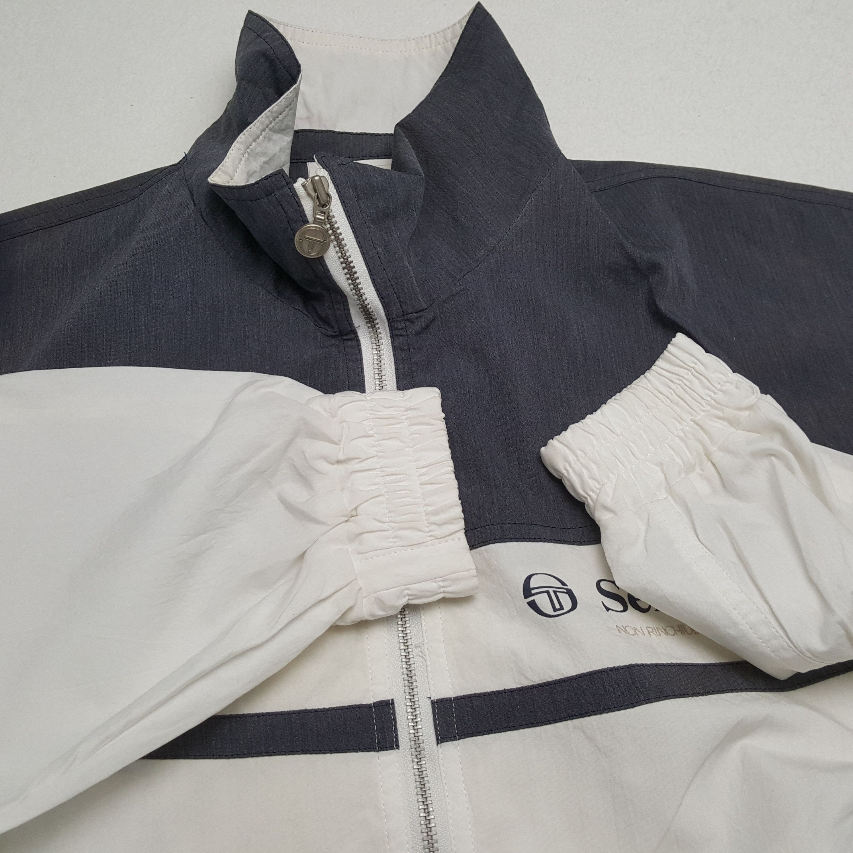 Sergio Tacchini × Vintage SERGIO TACCHINI Sportswear Nice Design Windbreaker Jacket Size US M / EU 48-50 / 2 - 8 Thumbnail