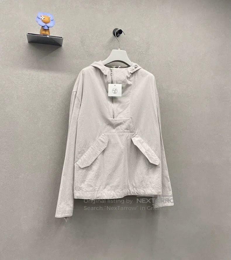 Hermes Hermes Fog grey hooded casual jacket Size US M / EU 48-50 / 2 - 3 Thumbnail