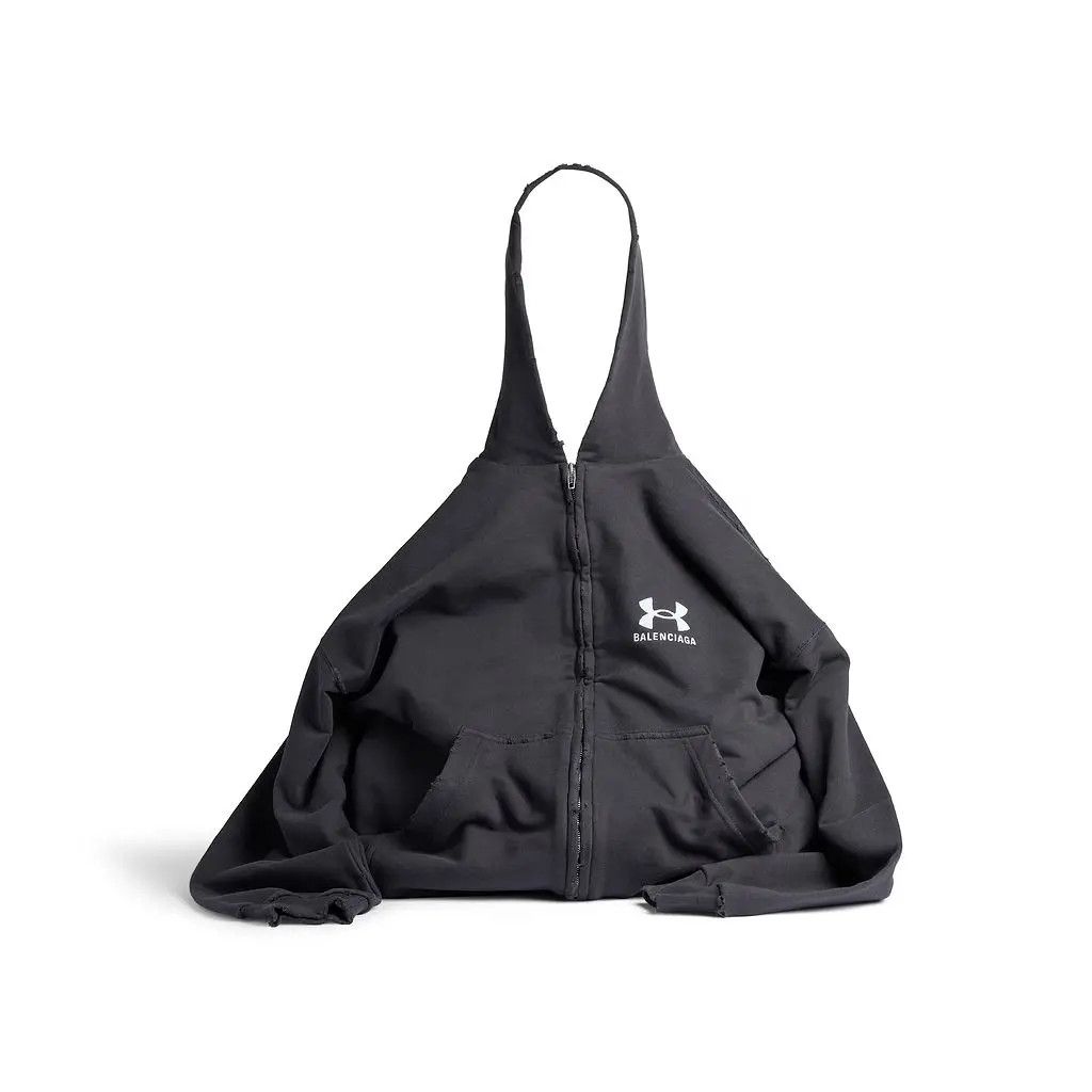 Balenciaga × Under Armour o1la1rc1a0625 Size: OS / Under Armour® Hoodie Bag in Black Size ONE SIZE - 1 Thumbnail