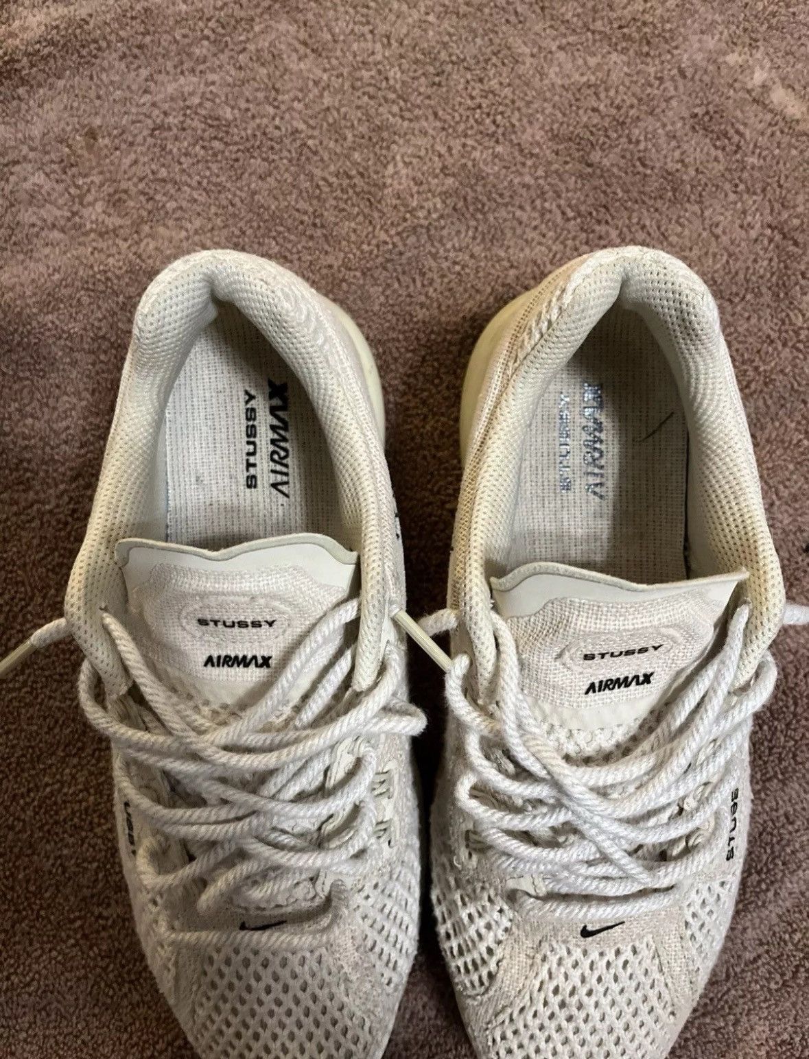Nike × Stussy NIKE X STUSSY AIR MAX FOSSIL Size US 8.5 / EU 41-42 - 4 Thumbnail