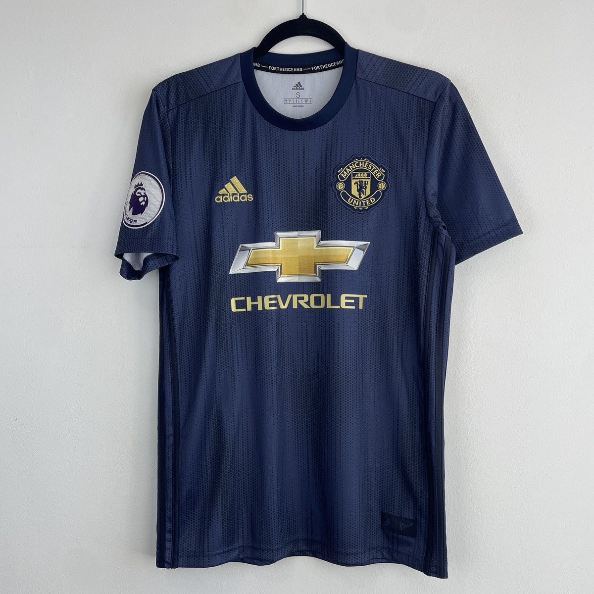 Adidas Manchester United Juan Mata Third Jersey 2018/2019 Size US S / EU 44-46 / 1 - 2 Thumbnail