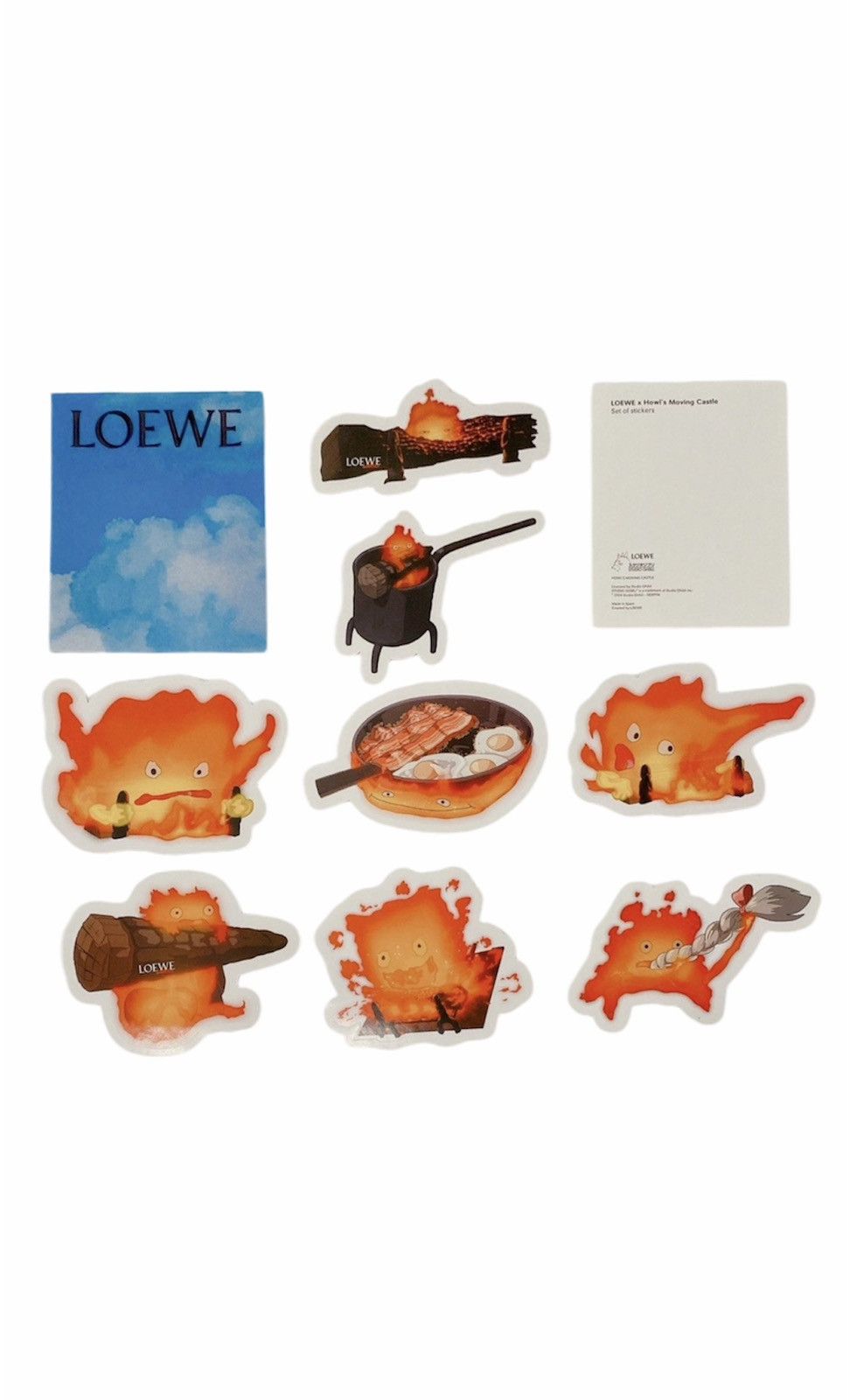 Loewe 🔥 Loewe Howl’s moving castle poster notebook stickers set Size ONE SIZE - 4 Thumbnail