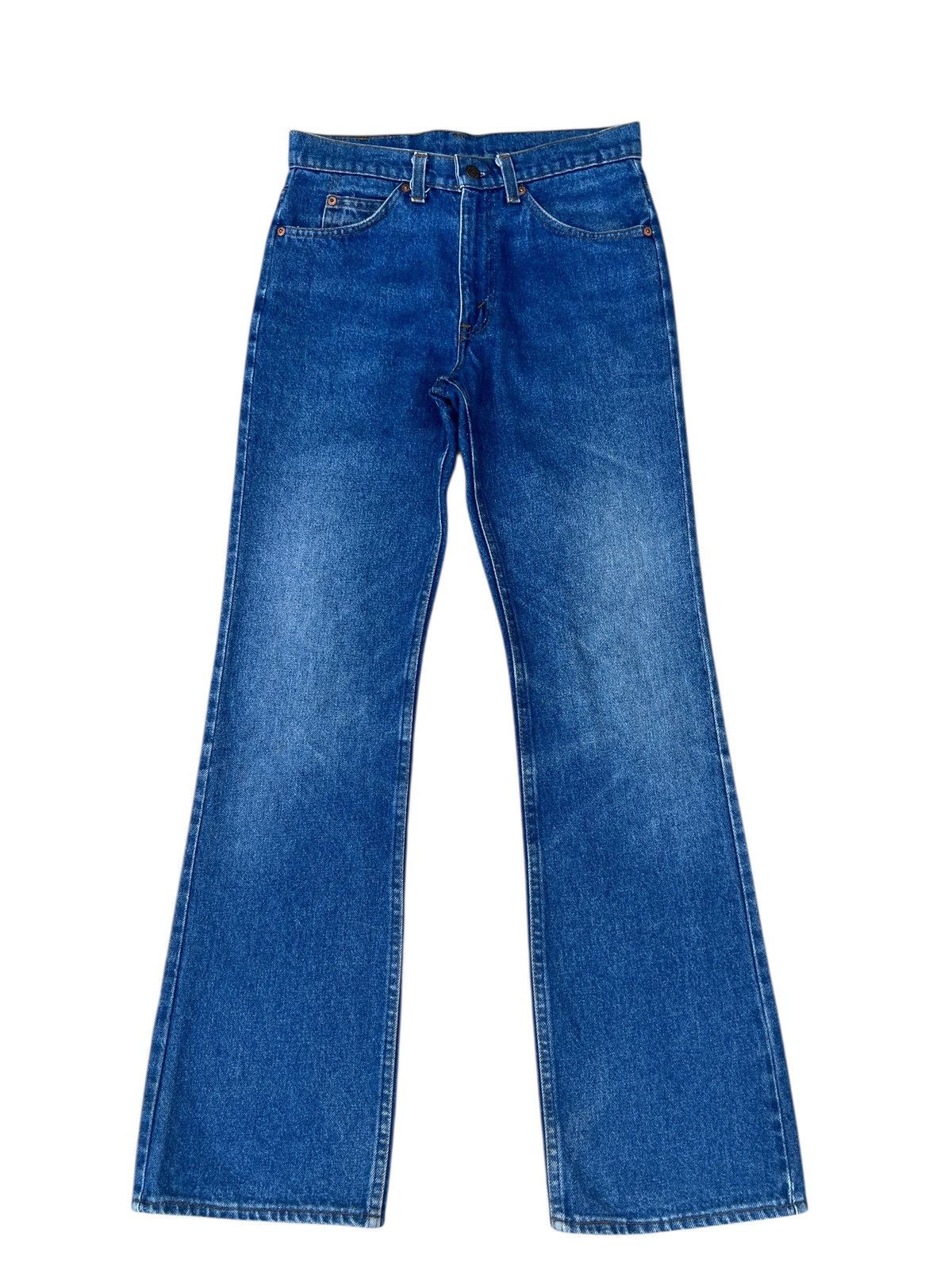 Vintage Vintage 80s Levi’s 517 Orange Tab Denim Bootcut Jeans Size US 29 - 1 Thumbnail