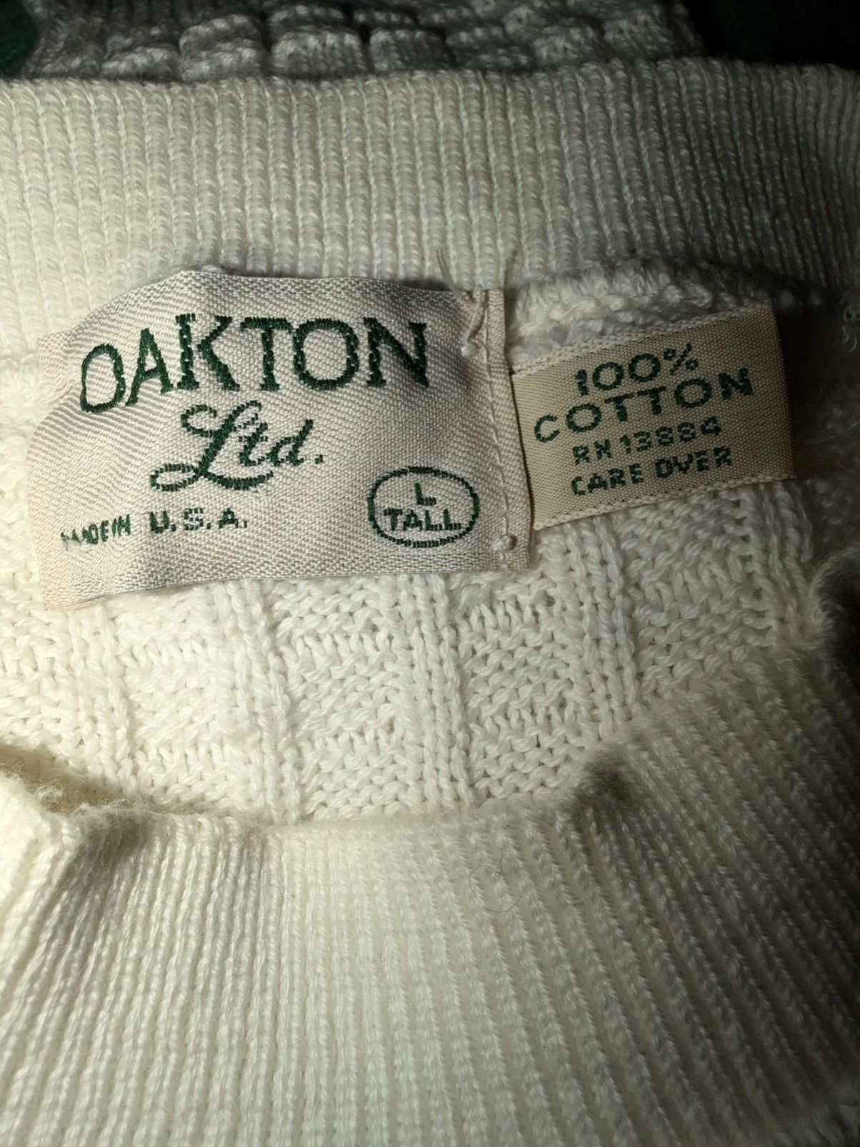 Vintage Vintage 80s Oakton Ltd. Crewneck Knit Sweater Made in USA Size US L / EU 52-54 / 3 - 3 Thumbnail