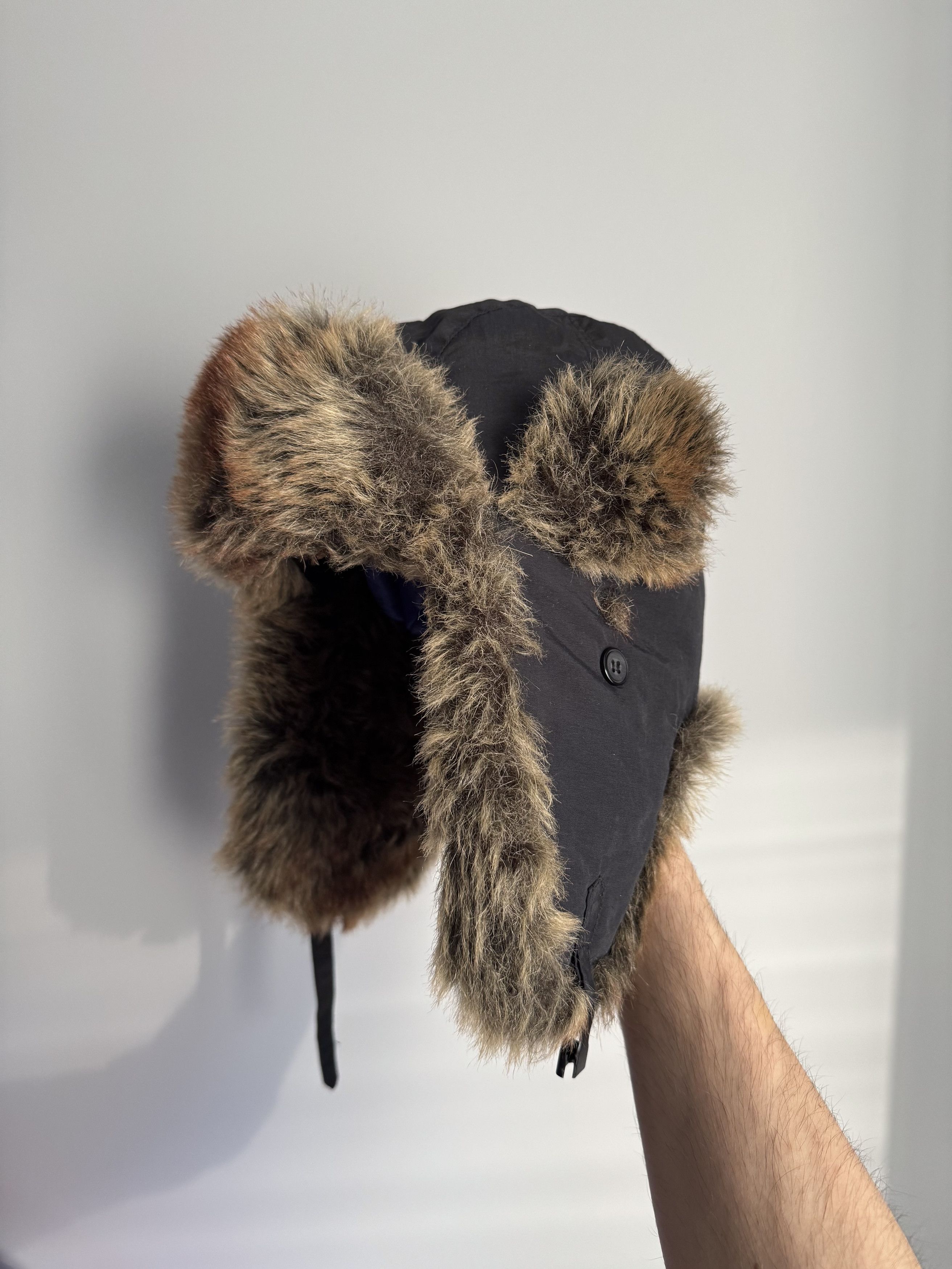 Other Vintage Y2k Ushanka Fuzzy Hat Mohair Fur Faux Size ONE SIZE - 1 Thumbnail