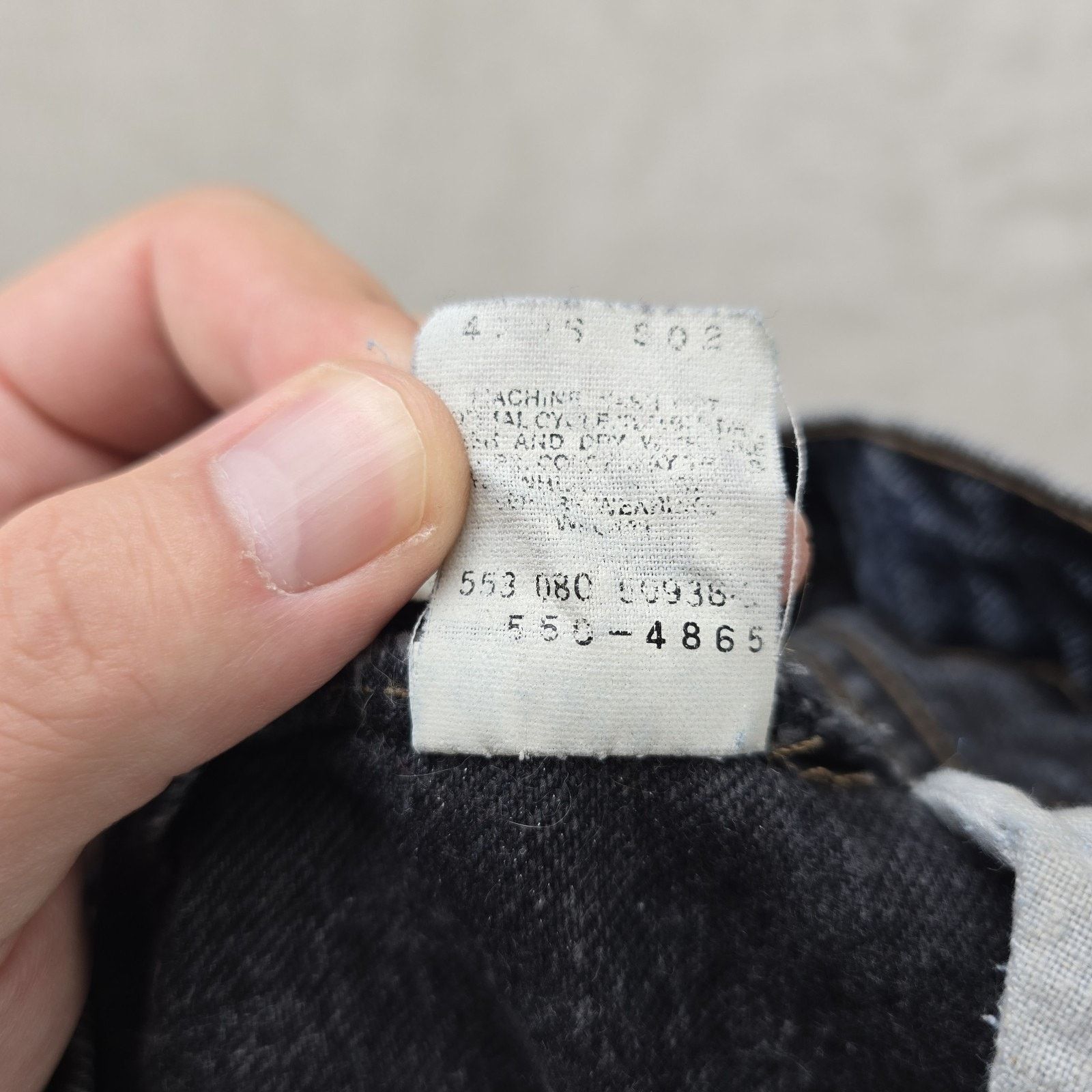 Levi's VTG Levis 550 Jeans Mens 30x32 (Fits 28x20) Made in USA 80s Size US 28 / EU 44 - 5 Thumbnail