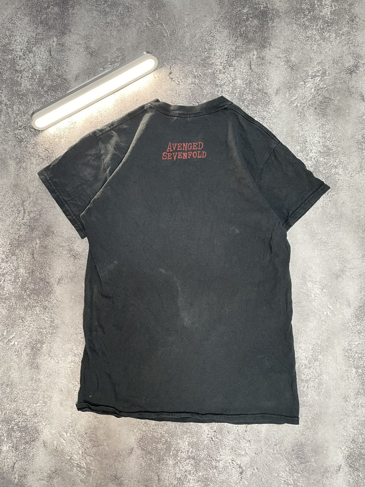 Band Tees × Vintage Vintage Rock Band Tee Avenged Sevenfold fade Punk Grunge Size US M / EU 48-50 / 2 - 6 Thumbnail