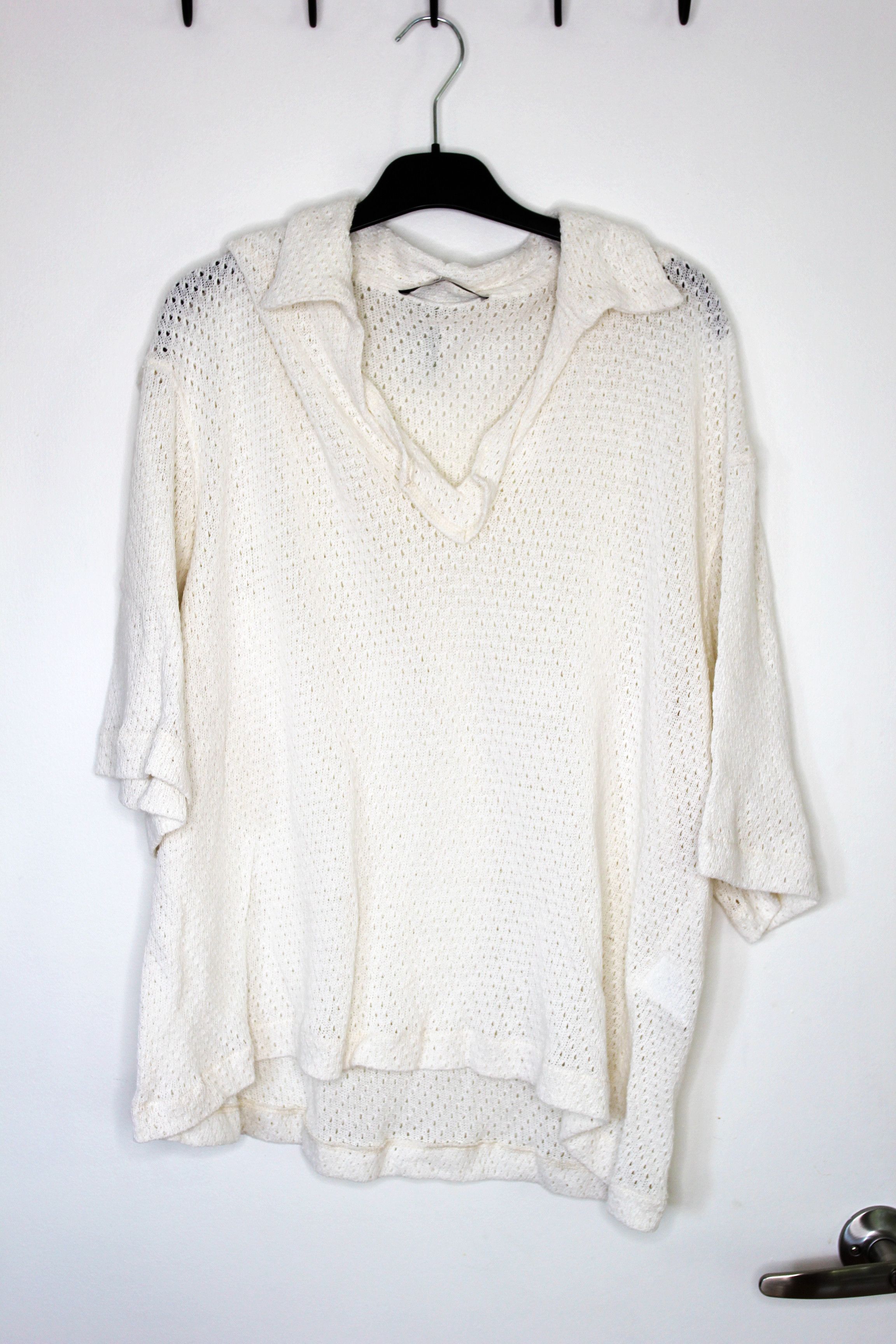 Other BNWT SS25 I'M BRIAN OPENWORK KNIT JOHNNY COLLAR POLO L Size US L / EU 52-54 / 3 - 2 Thumbnail