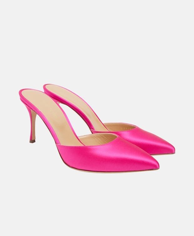 Sergio Rossi Elegance 075 Mules Size US 7 / IT 37 - 1 Thumbnail