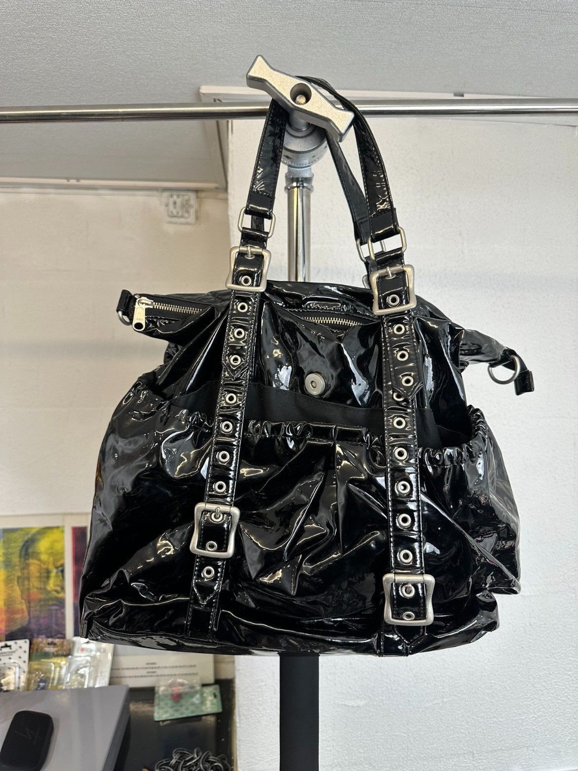 Junya watanabe leather(pvc) shoulder bag