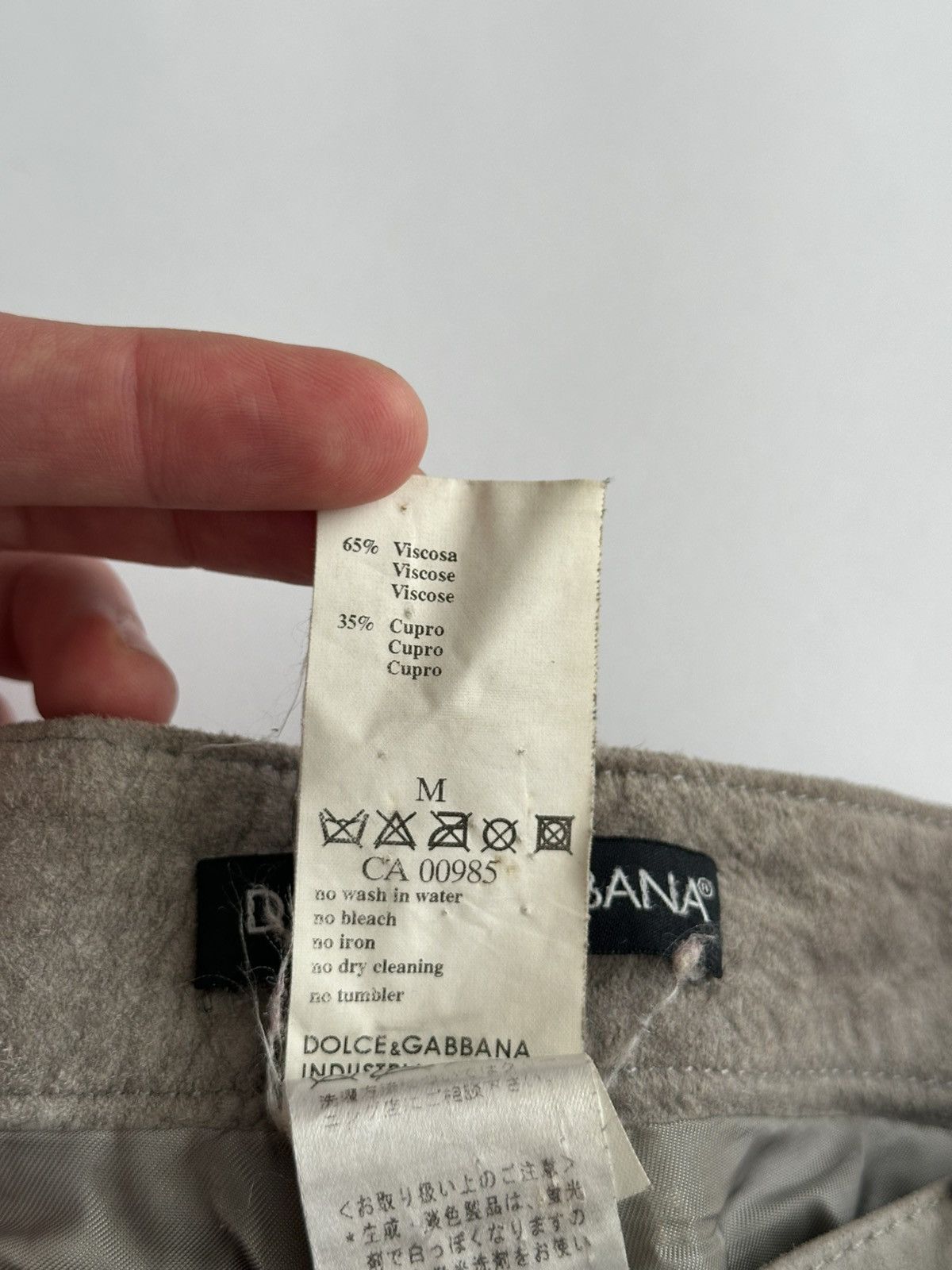 Dolce & Gabbana Dolce Gabbana 2000’s Pig Skin Leather Pants Size US 34 / EU 50 - 13 Thumbnail
