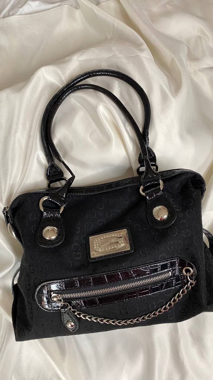 Vintage Vintage black “G” monogram shoulder bag Size ONE SIZE - 5 Thumbnail