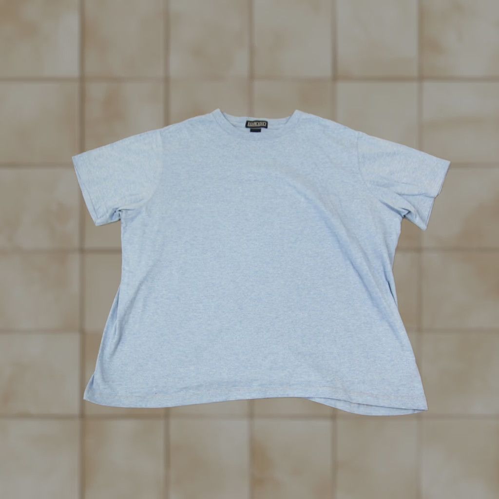 Lands' End VINTAGE Lands End Shirt Womens Large L Blue Blank 90s Crewneck Size L / US 10 / IT 46 - 1 Thumbnail