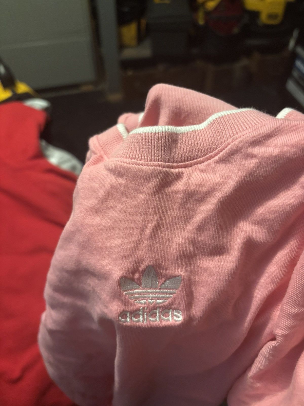 Adidas Pink adidas collared shirt Size US M / EU 48-50 / 2 - 1 Thumbnail