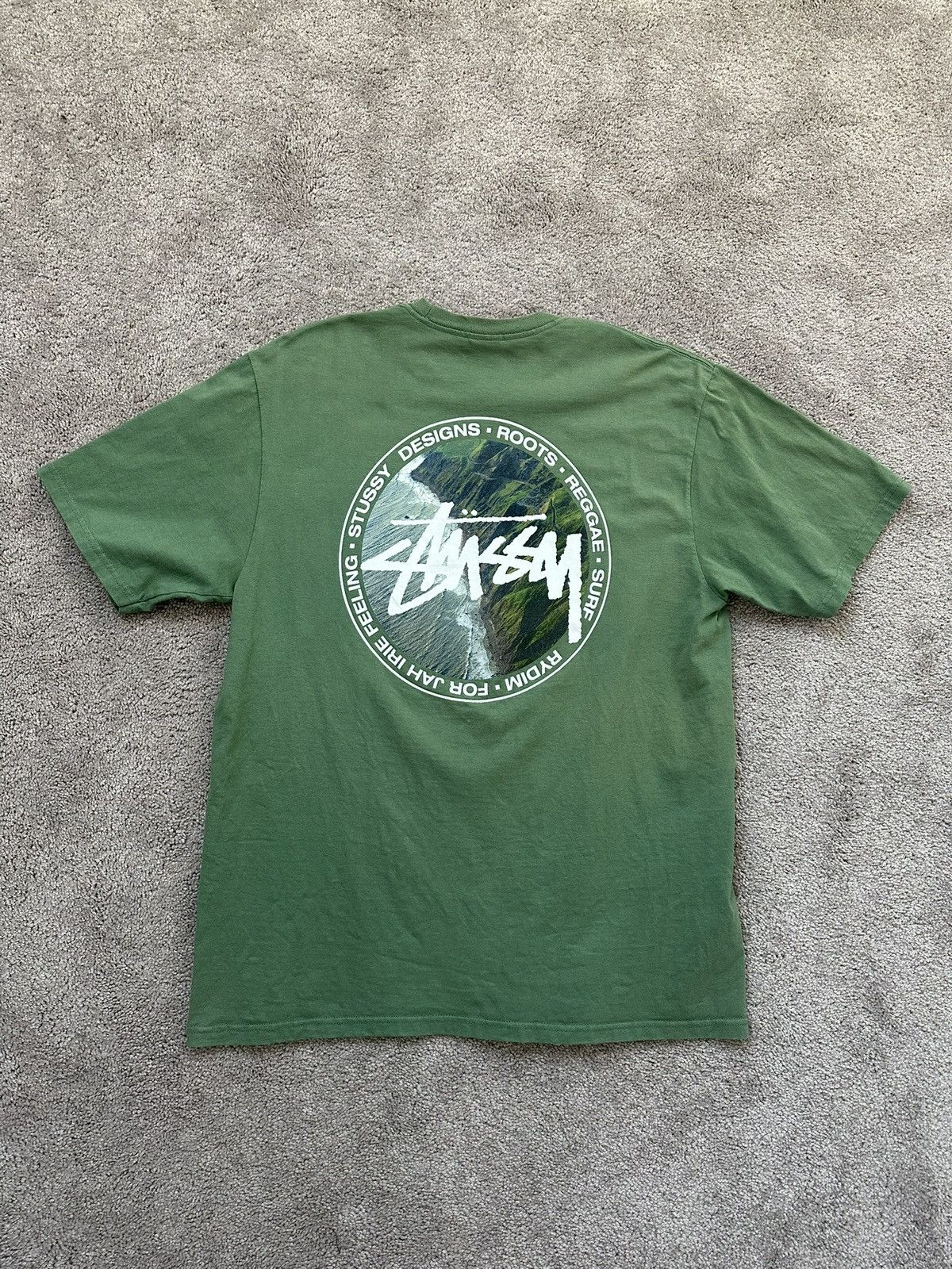 Stussy Stussy Taiwan Chapter Tee Dark Green | Grailed