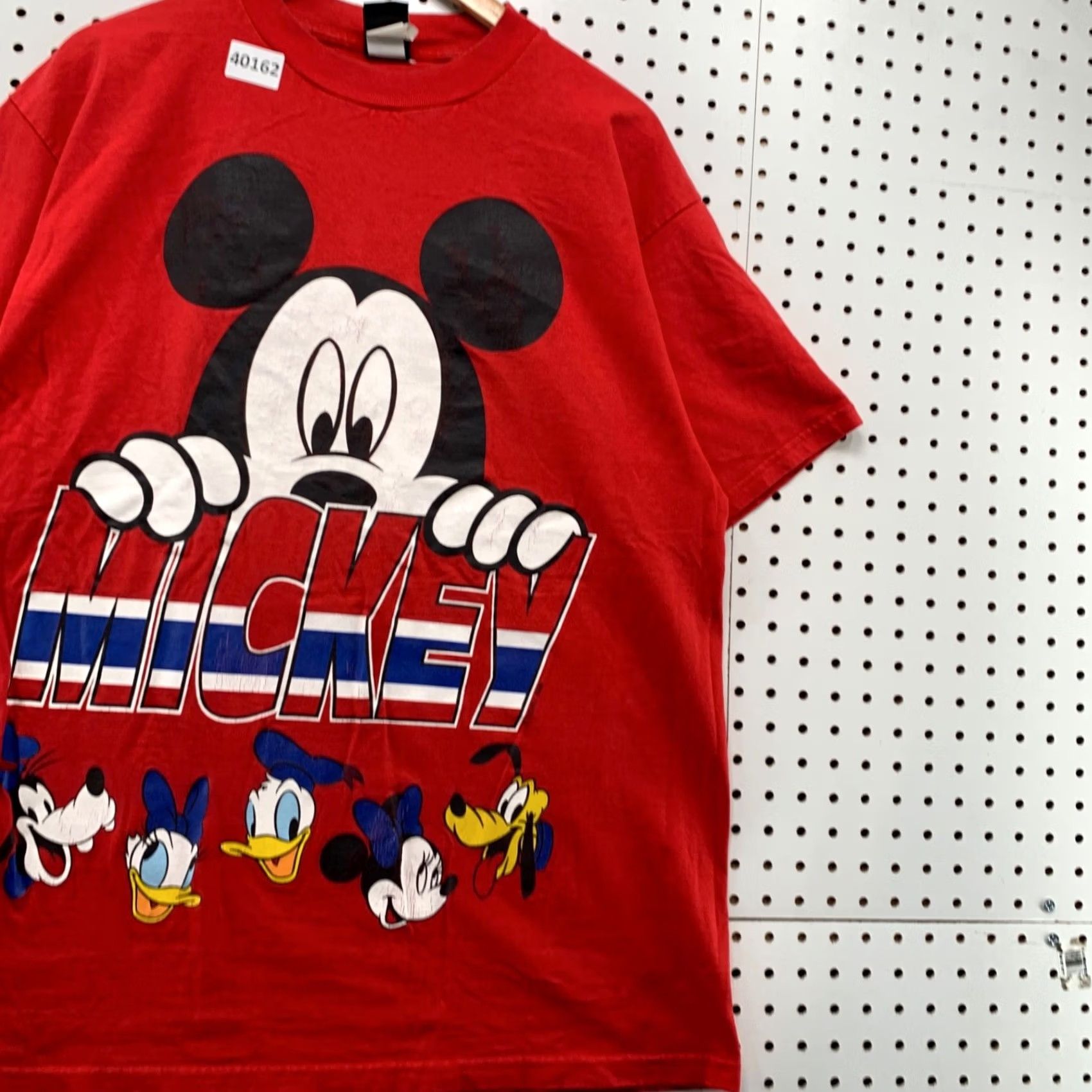 Mickey Unlimited VINTAGE Mickey Unlimited Shirt Mens Large Red 90s Cartoon Crew Neck Short Sleeve Jerry Leigh 22x30.5 Size US M / EU 48-50 / 2 - 6 Thumbnail