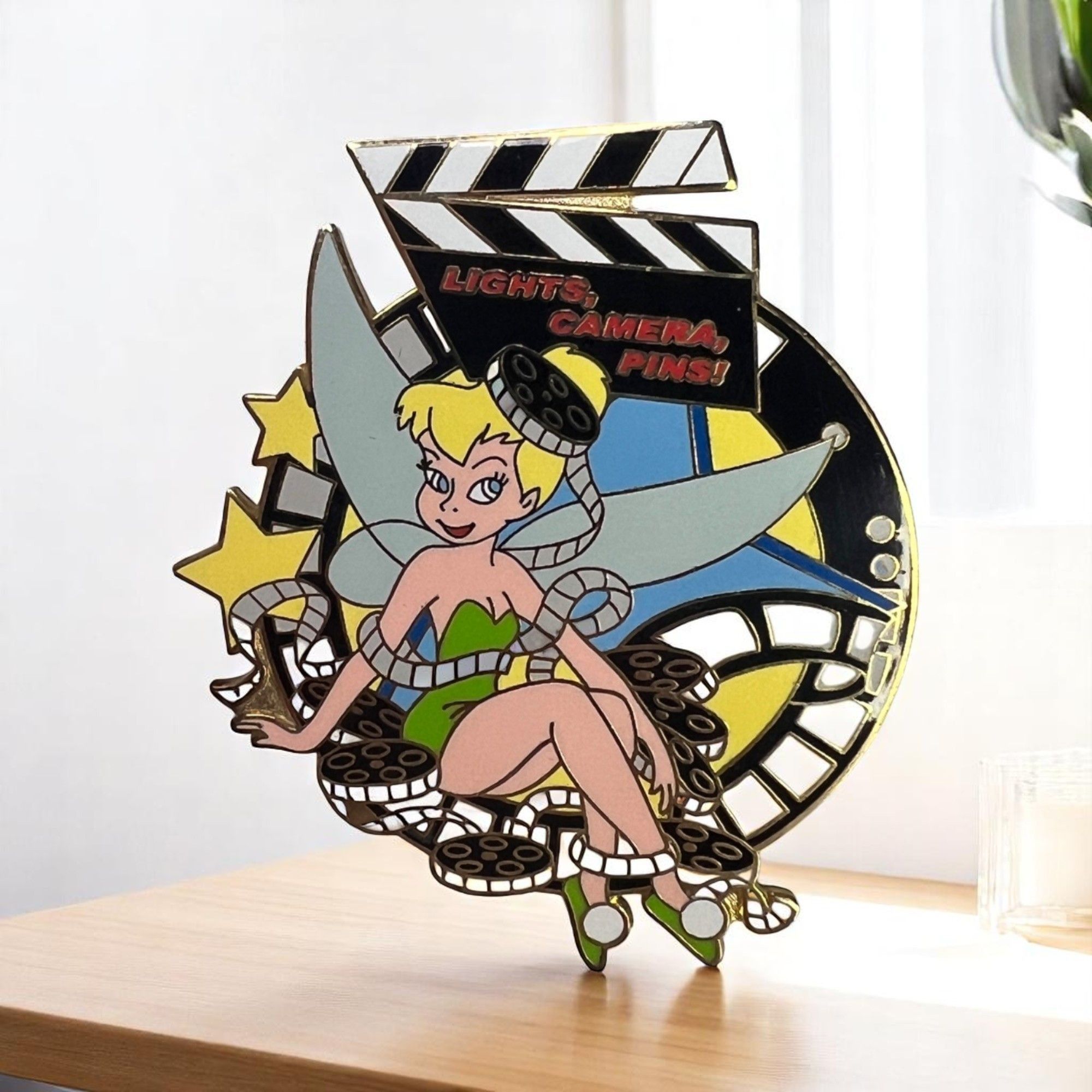 Disney Disney Pin - Tinker Bell - Film Reel - Lights, Camera, Pins Size ONE SIZE - 1 Thumbnail
